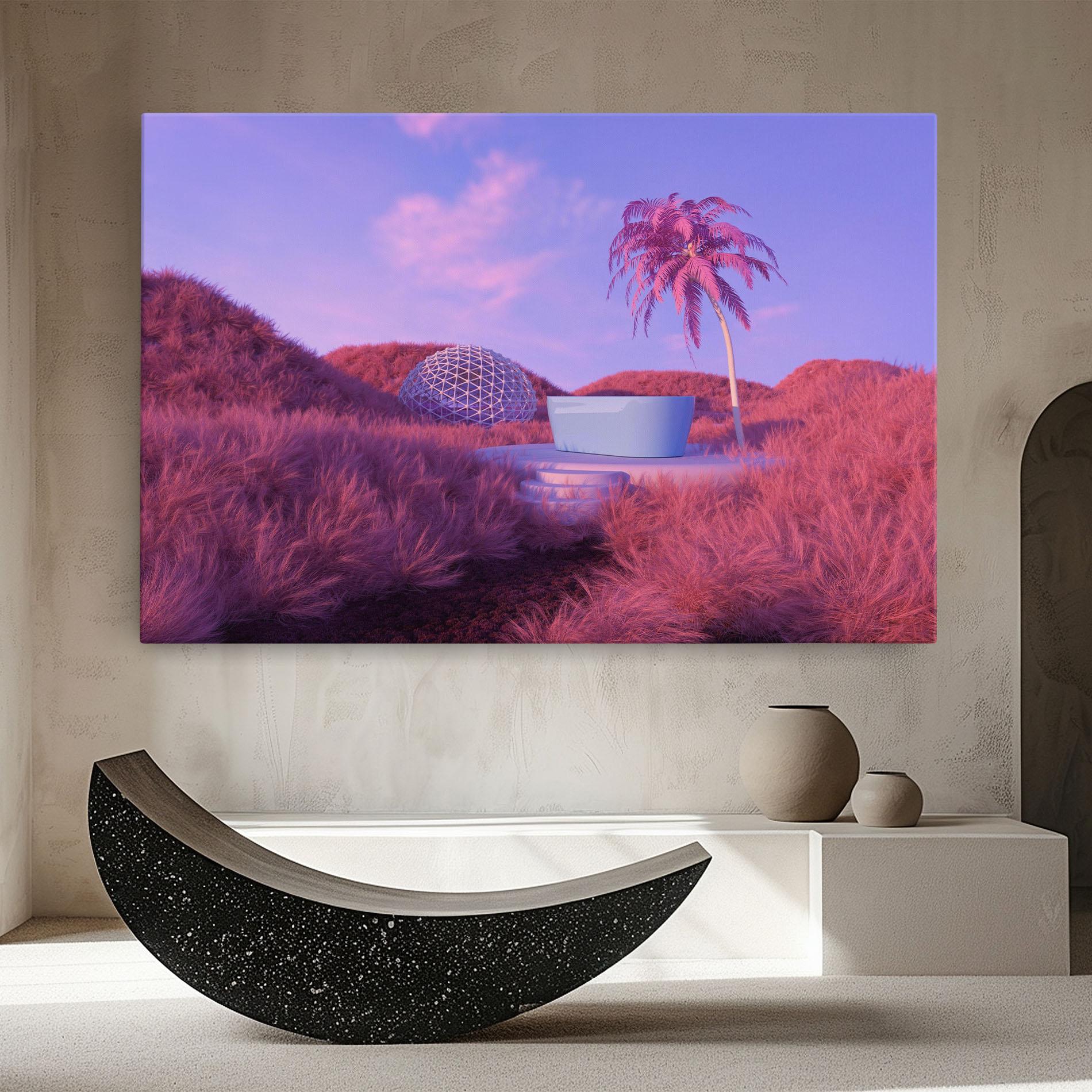 Tablou Canvas Pink World mockup 8