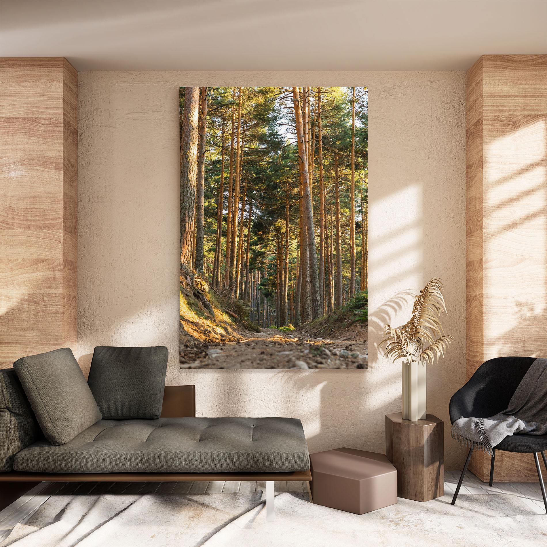 Tablou Canvas Big Trees Forest mockup 8