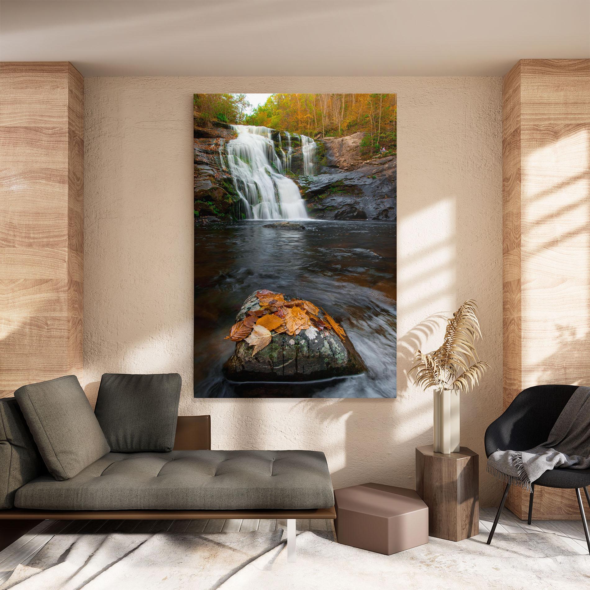 Tablou Canvas Forest Waterfall mockup 8