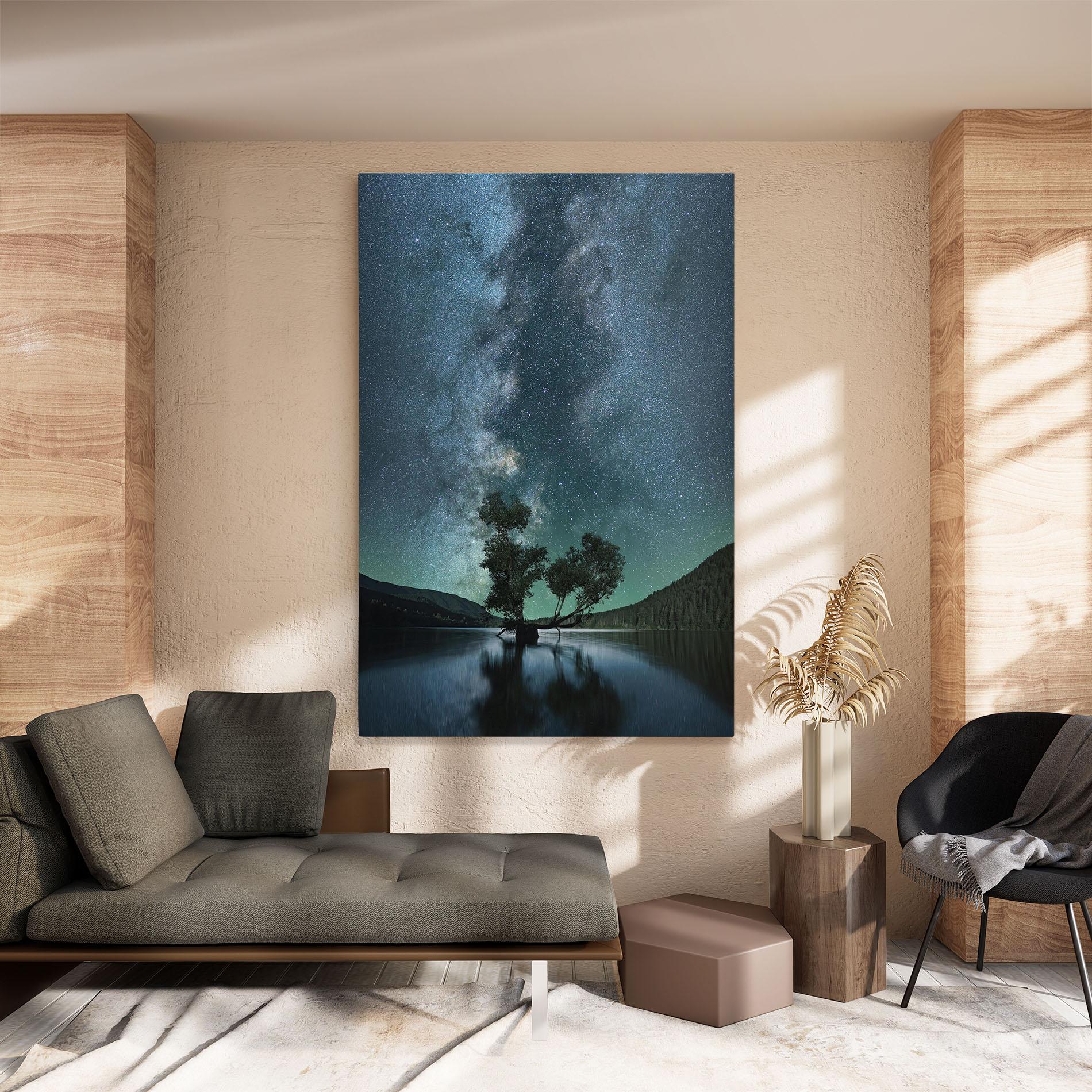 Tablou Canvas Lake Stars mockup 8