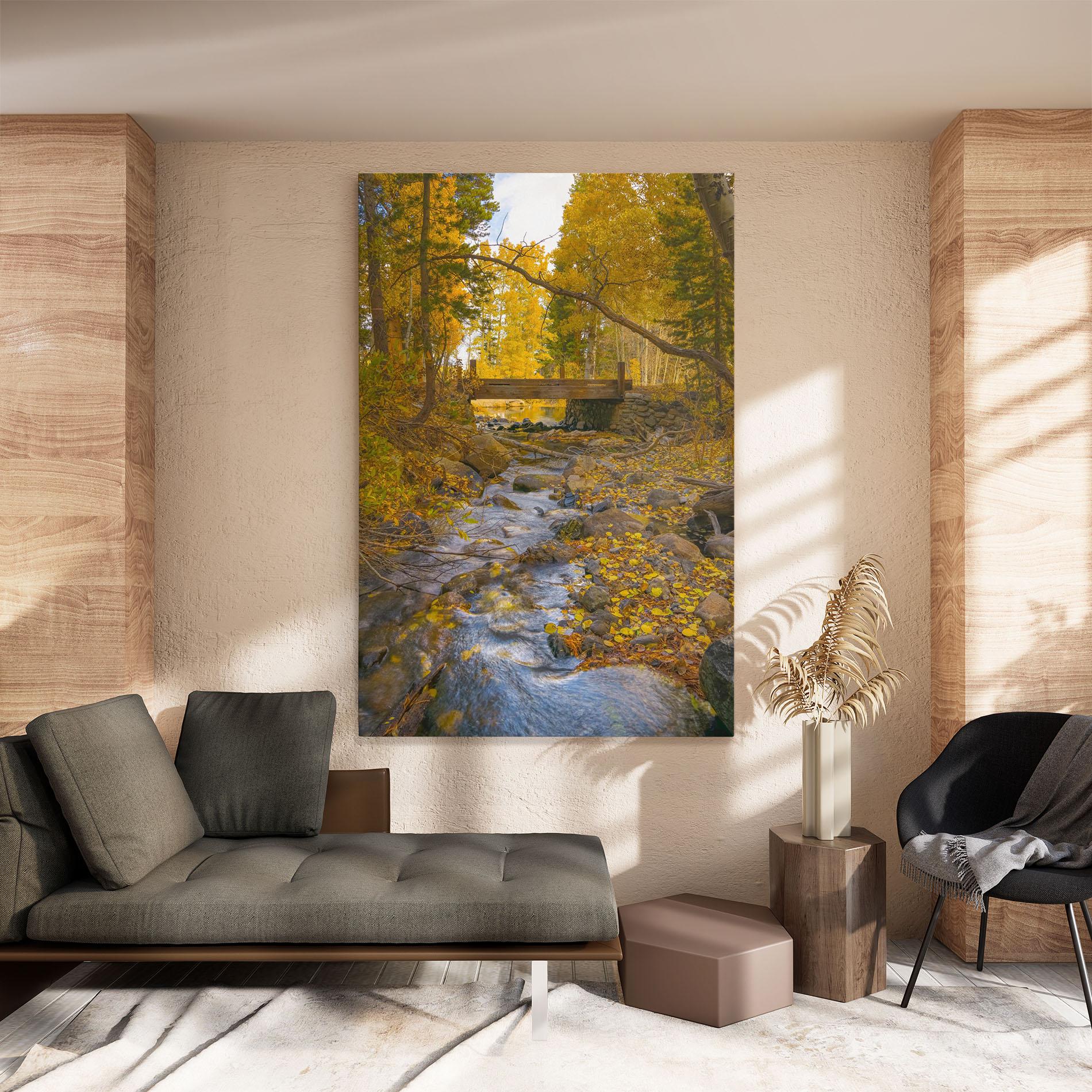 Tablou Canvas Yellow View Forest mockup 8