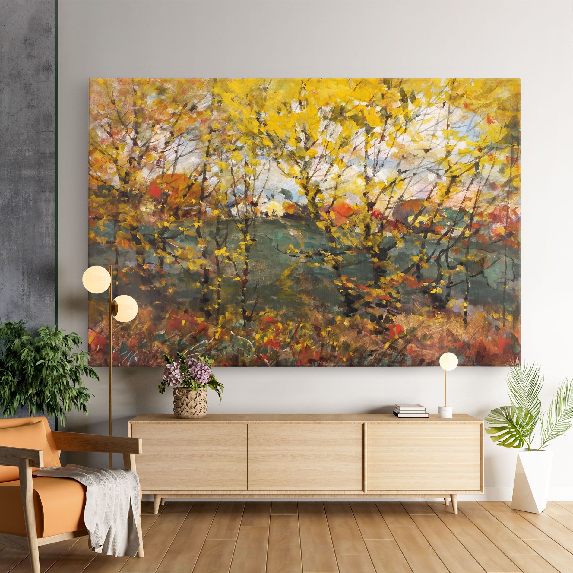 Autumn Painting Tree mockup 9