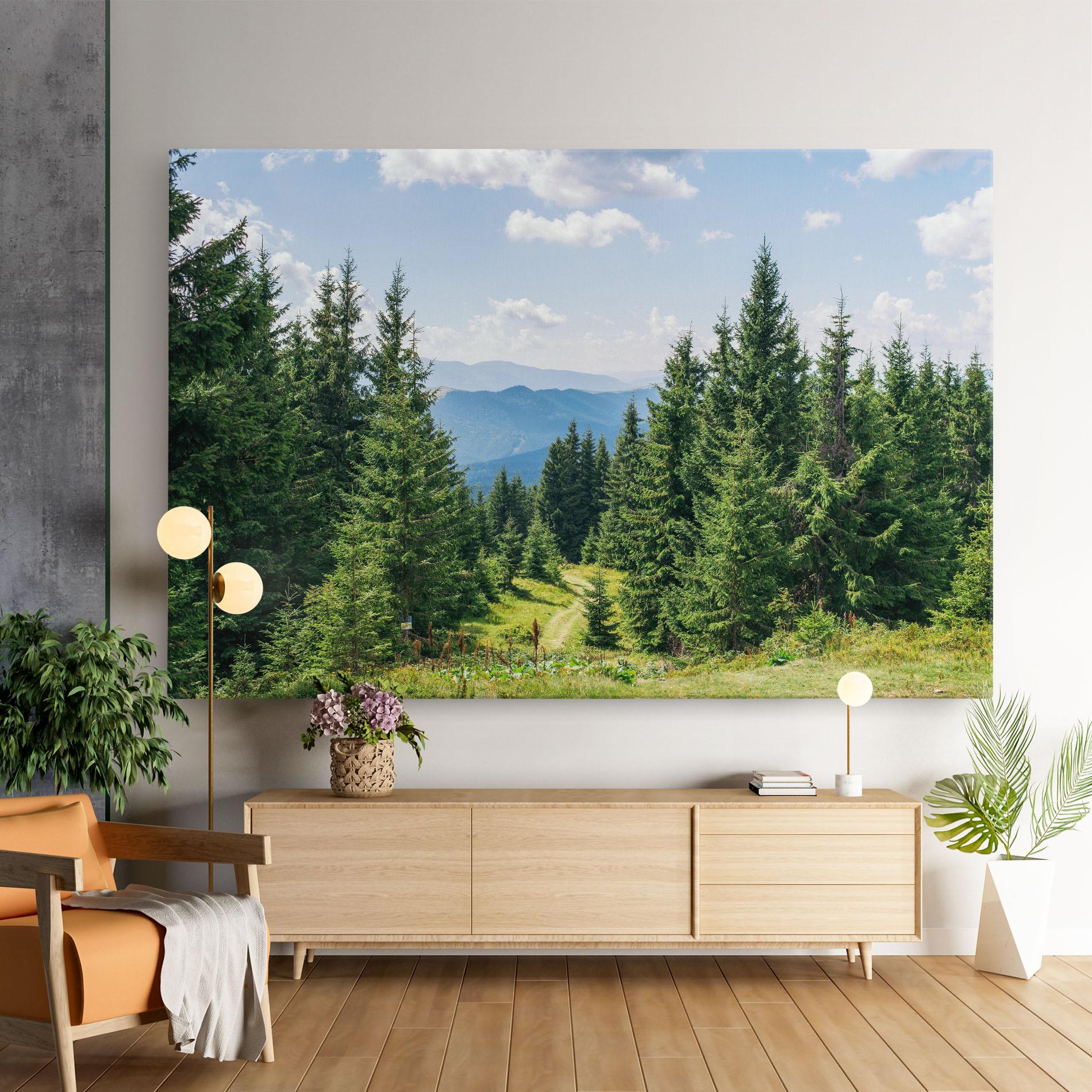 Tablou Canvas Carpathian Mountain mockup 9