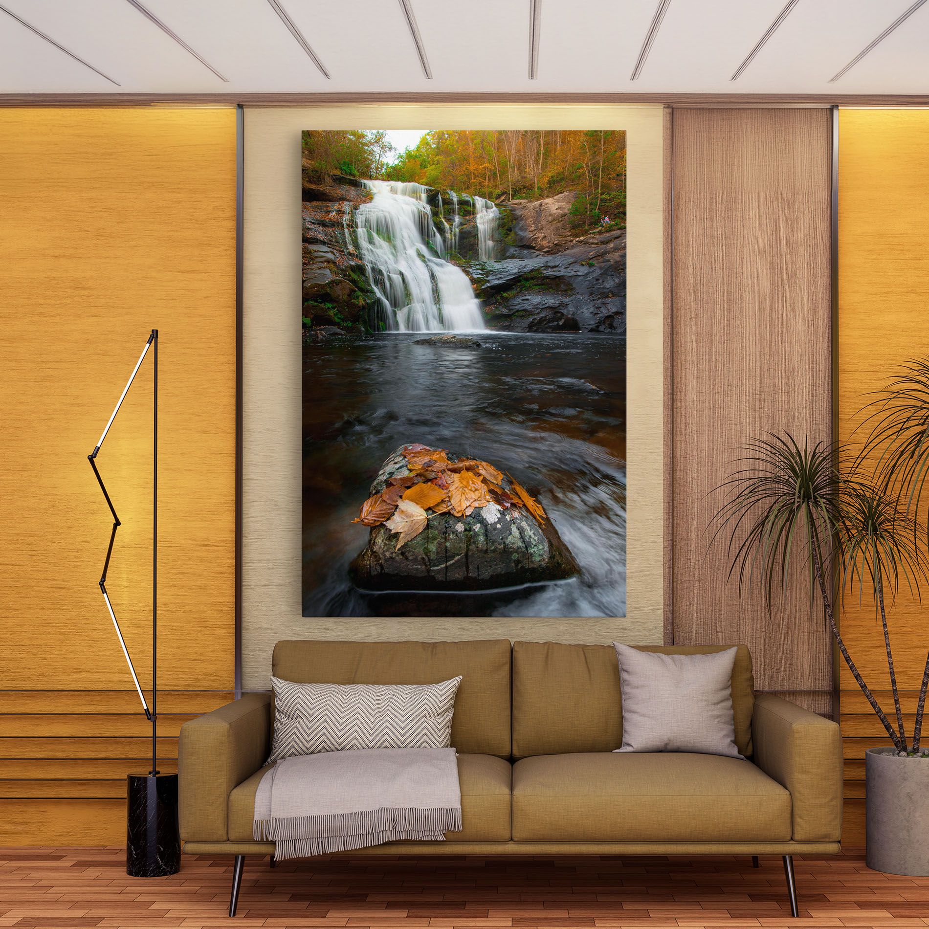 Forest Waterfall mockup 9