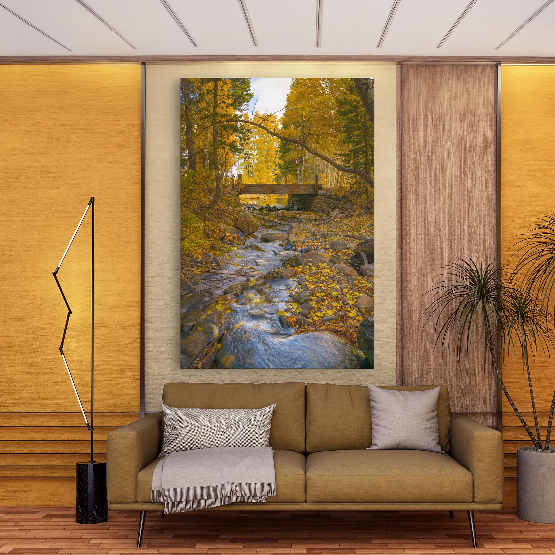 Tablou Canvas Yellow View Forest mockup 9