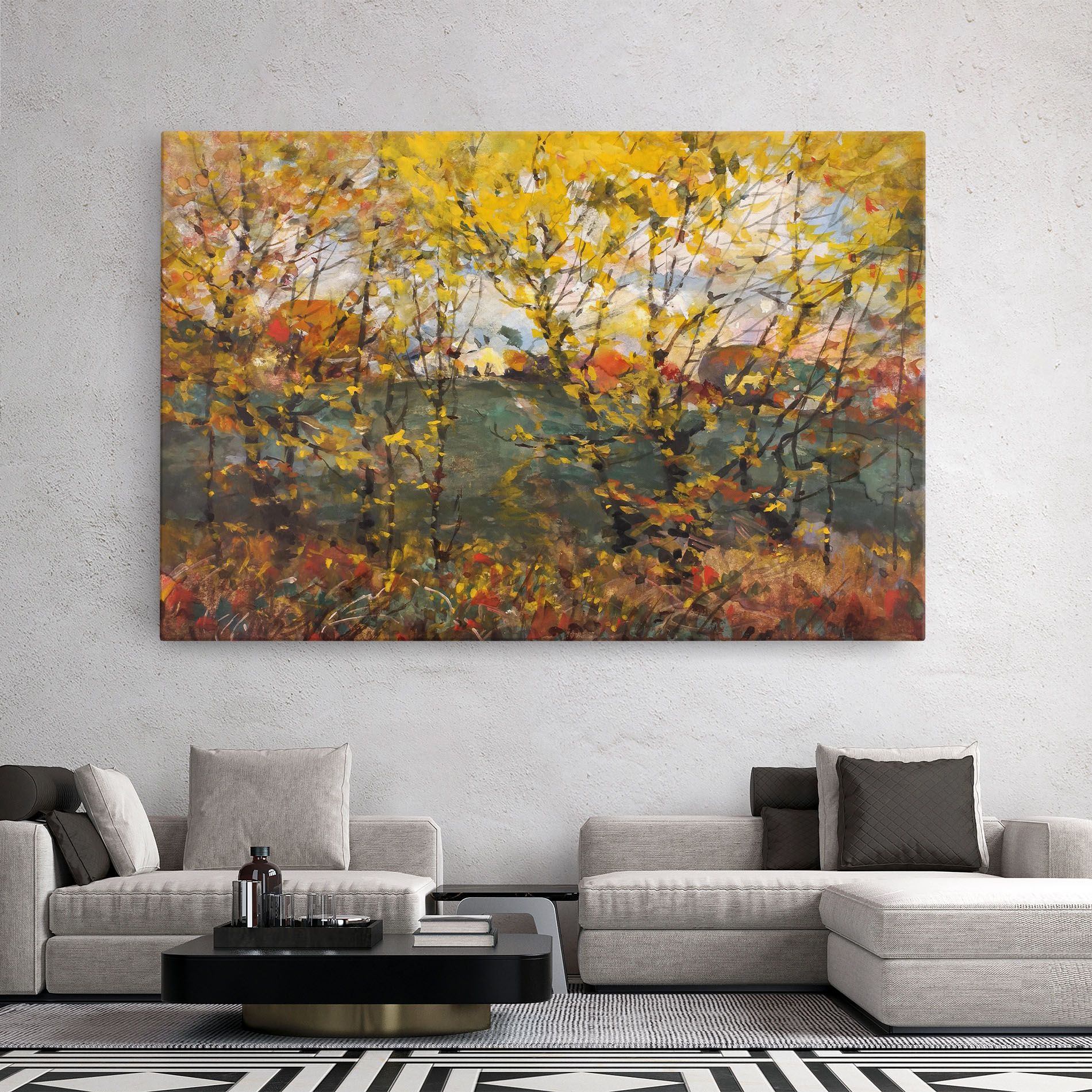 Autumn Painting Tree mockup 2