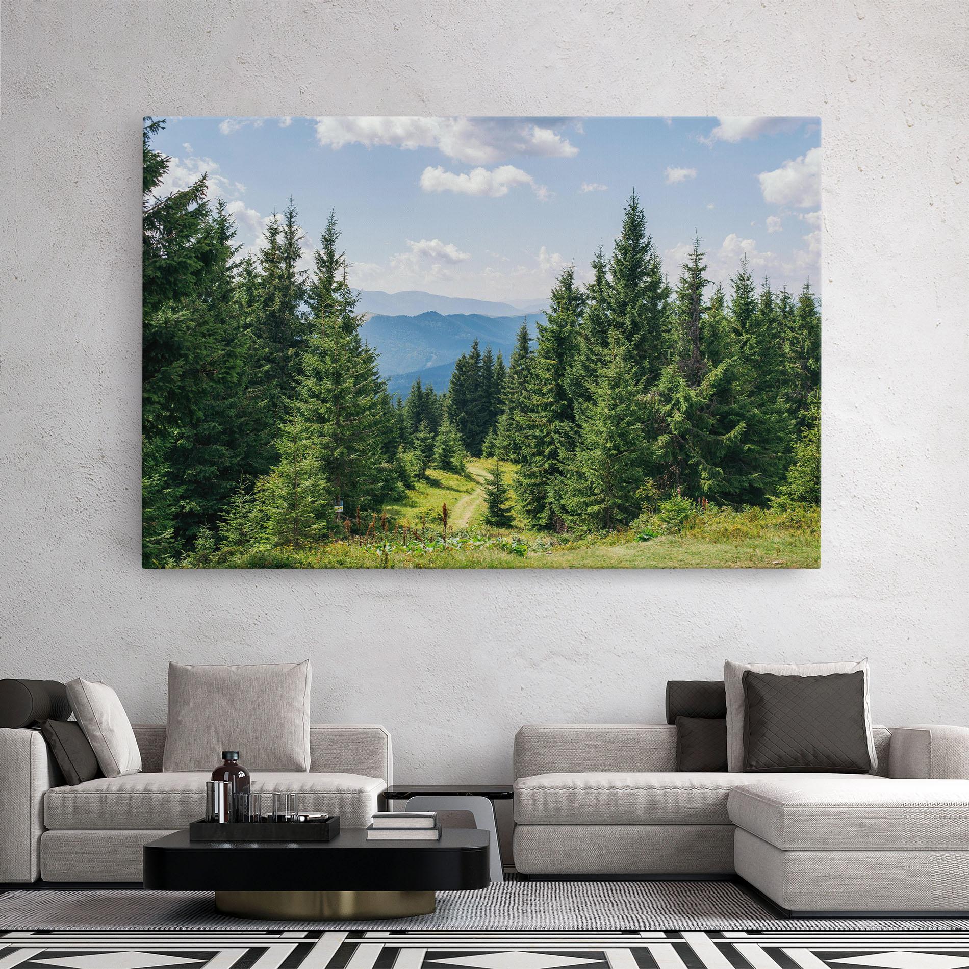 Tablou Canvas Carpathian Mountain mockup 2