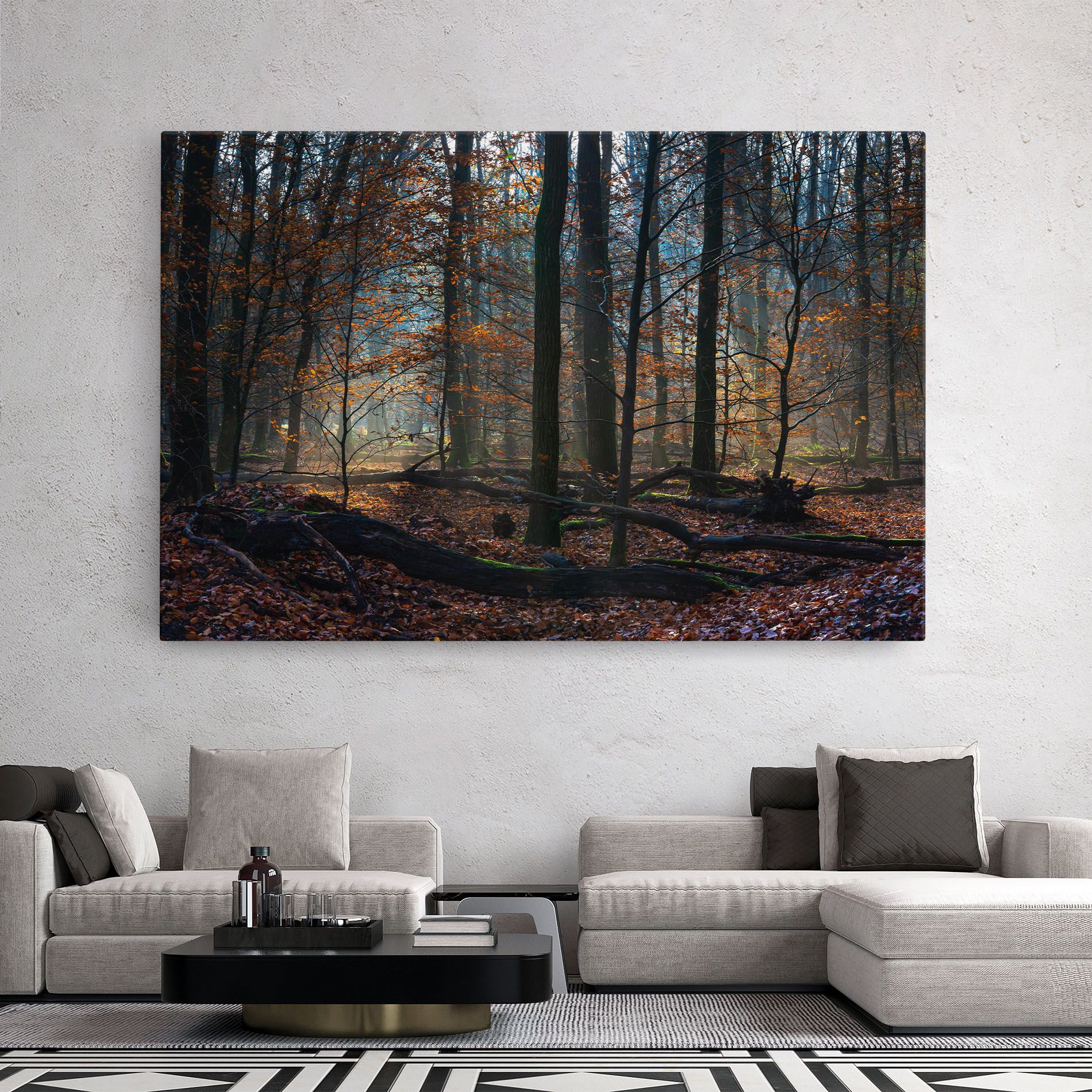 Forest Autumn Day mockup 2