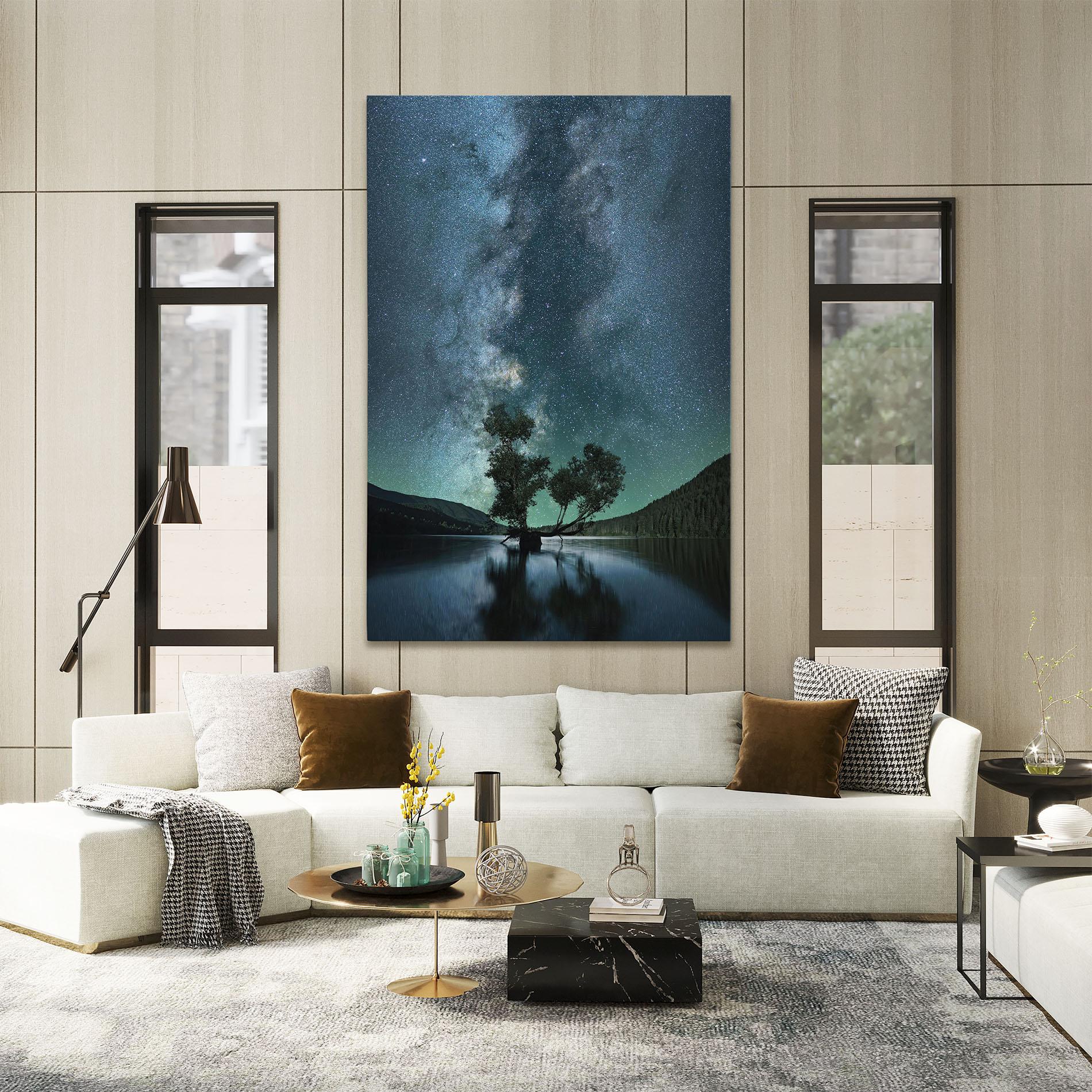 Tablou Canvas Lake Stars mockup 2