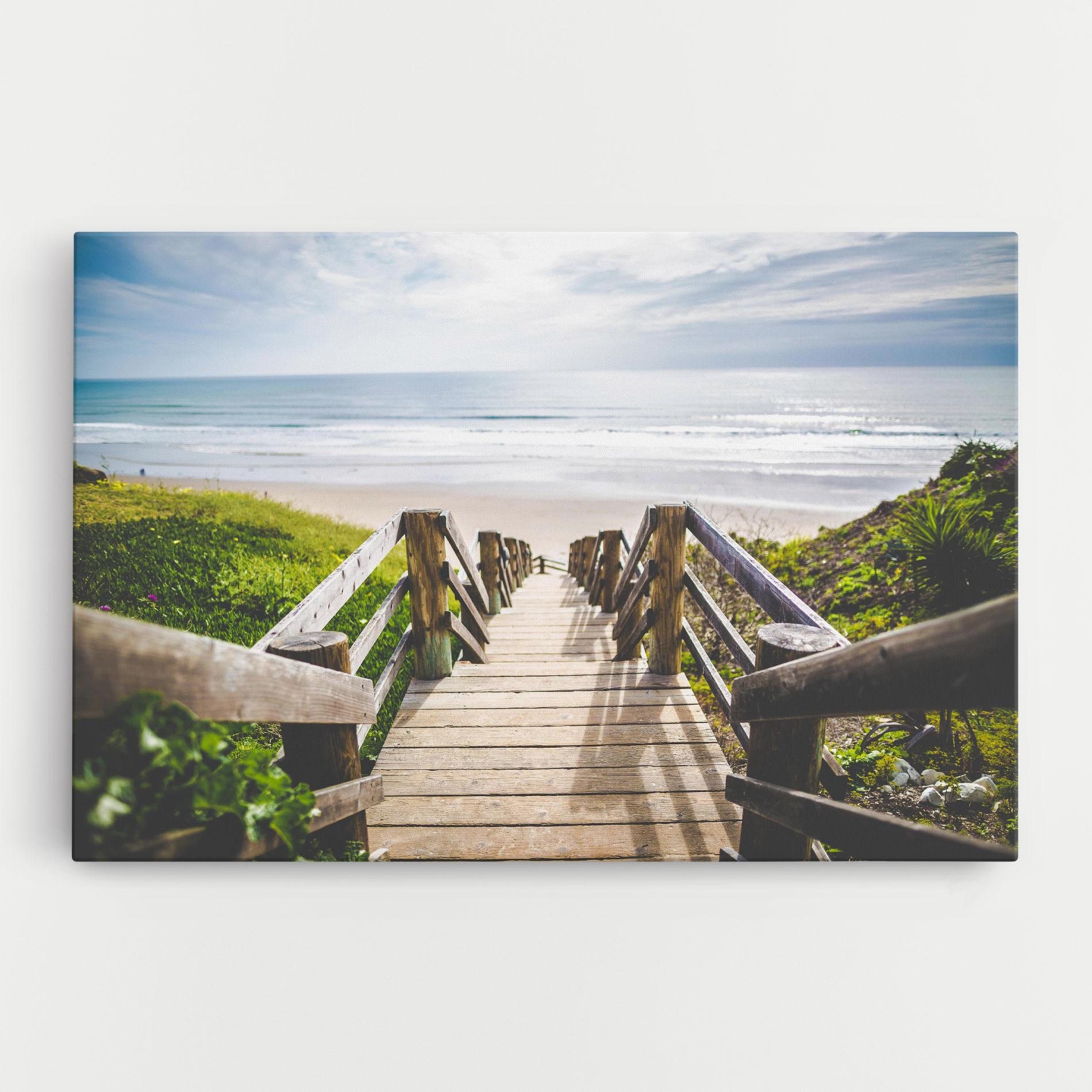 Tablou Canvas Beach Road mockup 0