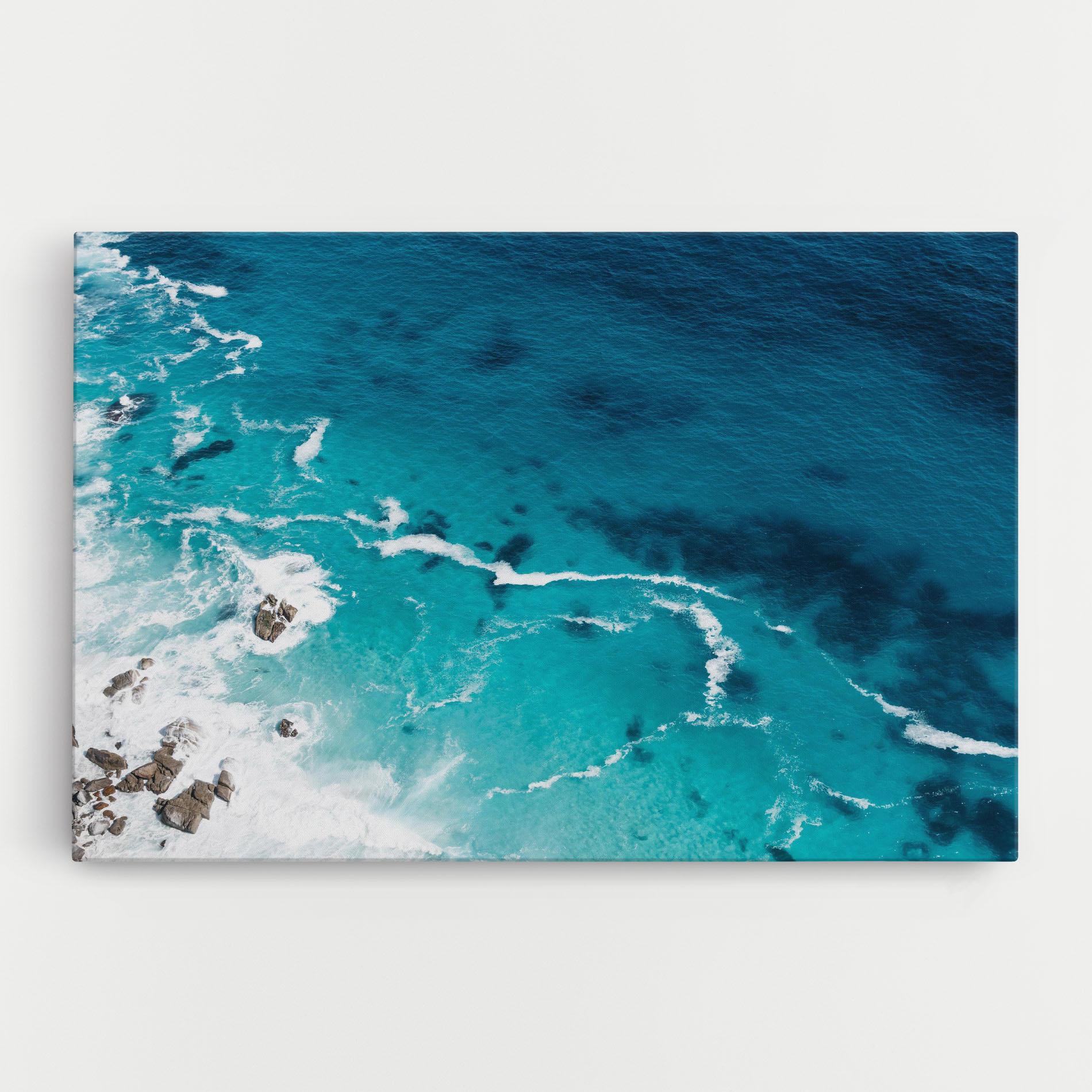 Tablou Canvas Blue Water Beach mockup 0