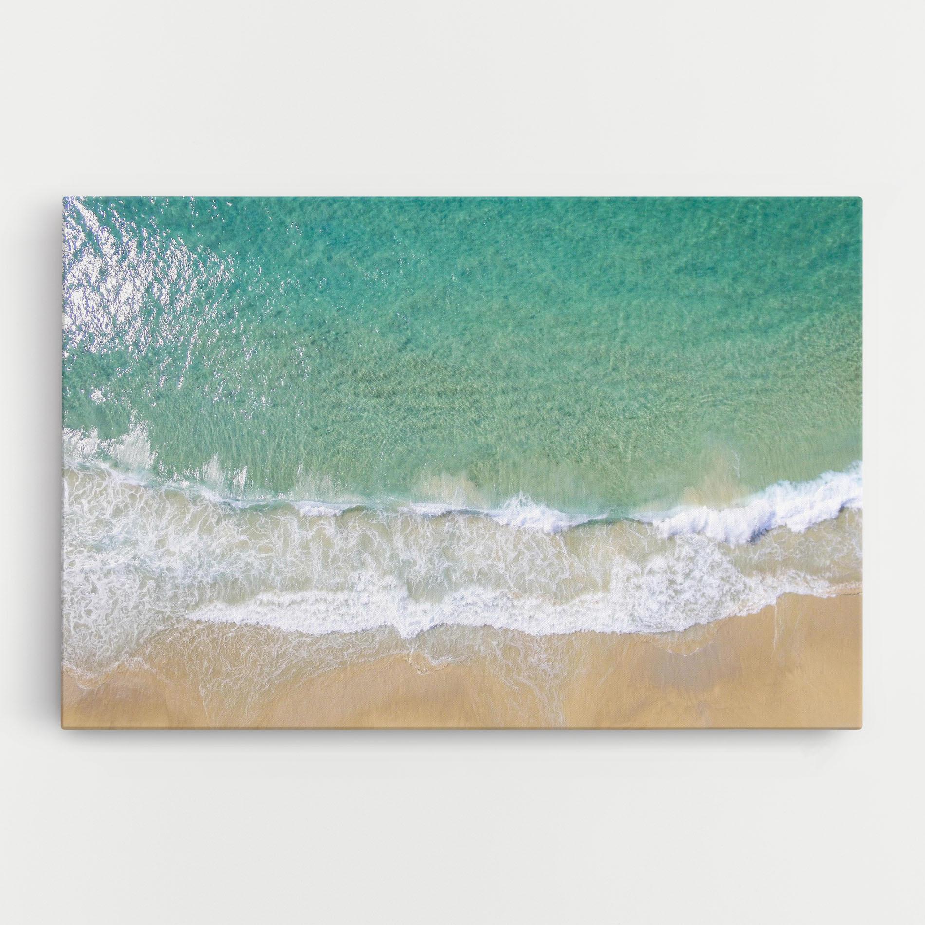 Tablou Canvas Blue Waves Beach mockup 0