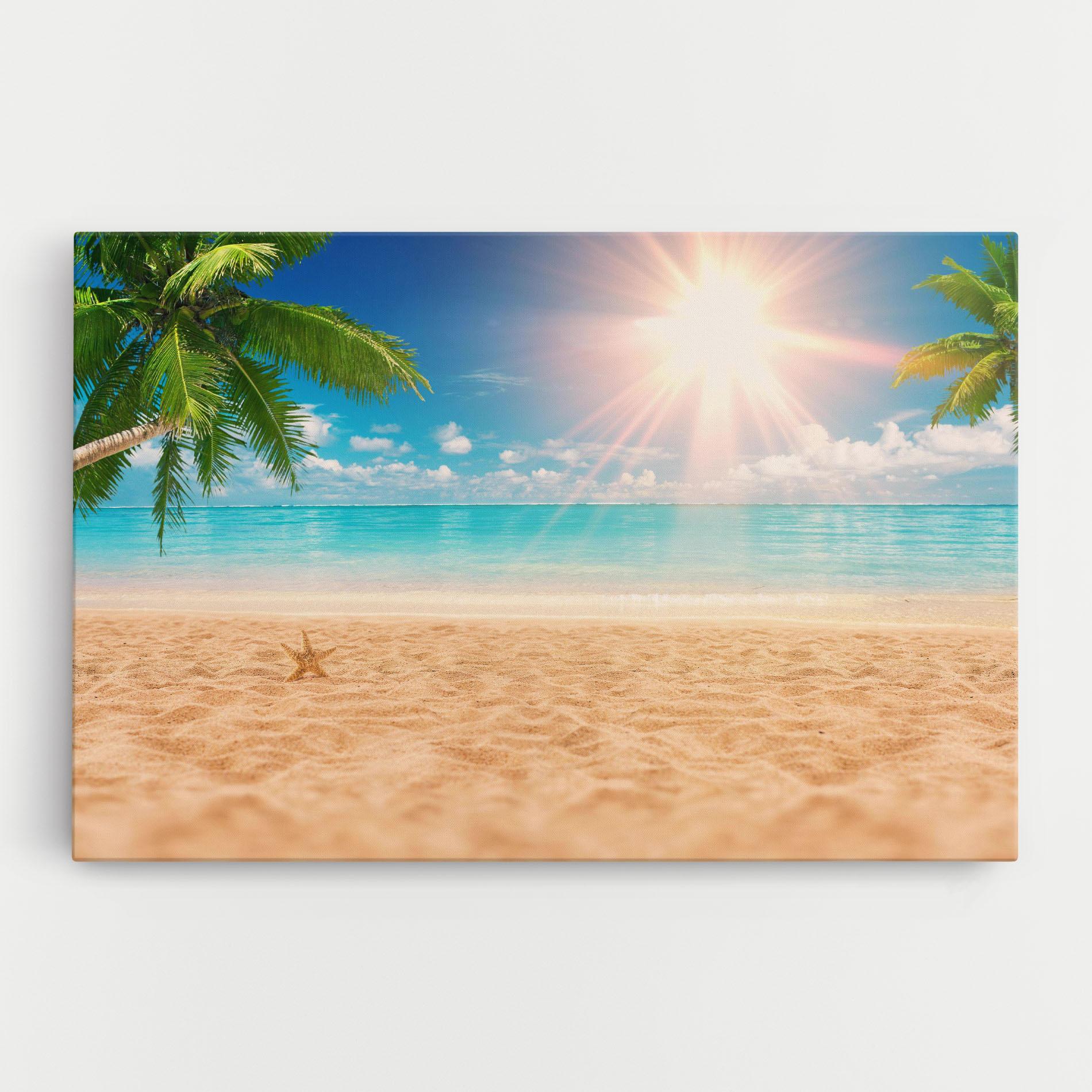 Tablou Canvas Exotic Beach Ocean mockup 0