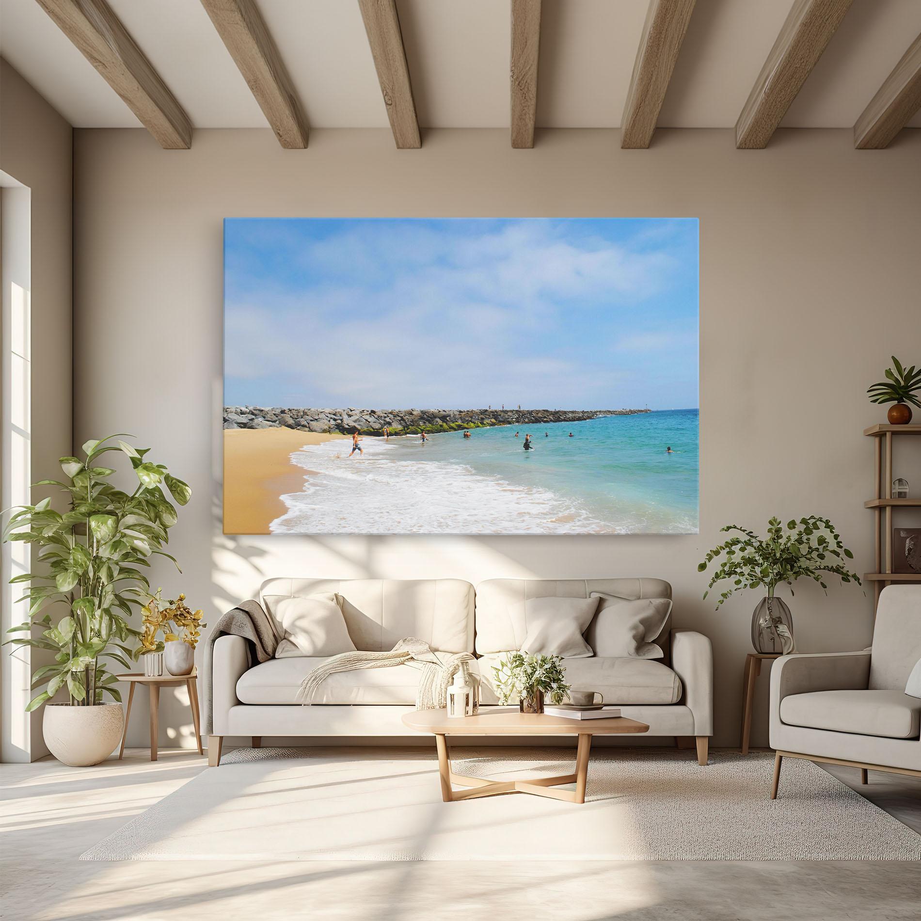 Tablou Canvas At The Beach mockup 6