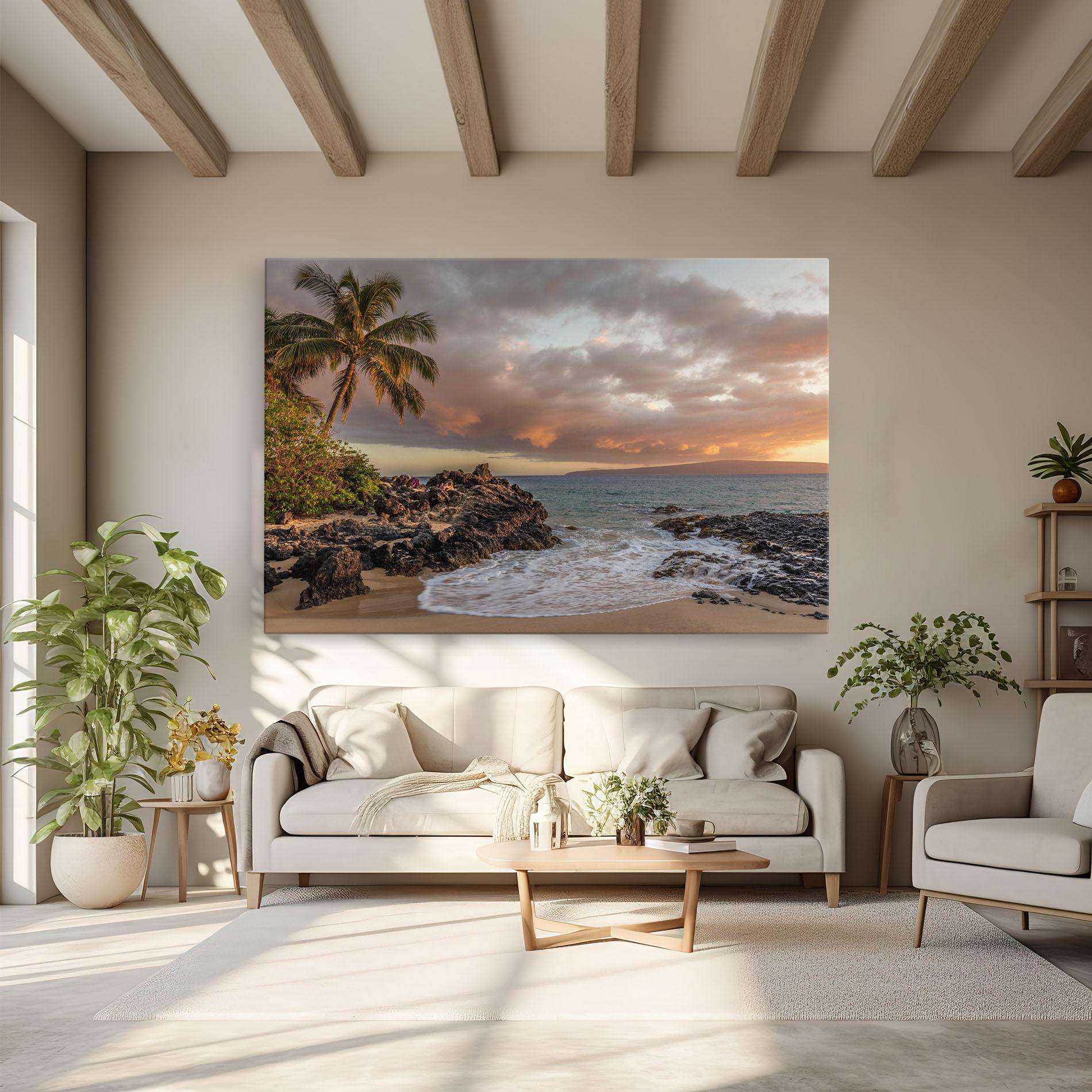 Tablou Canvas Beautiful Beach Landscape mockup 6