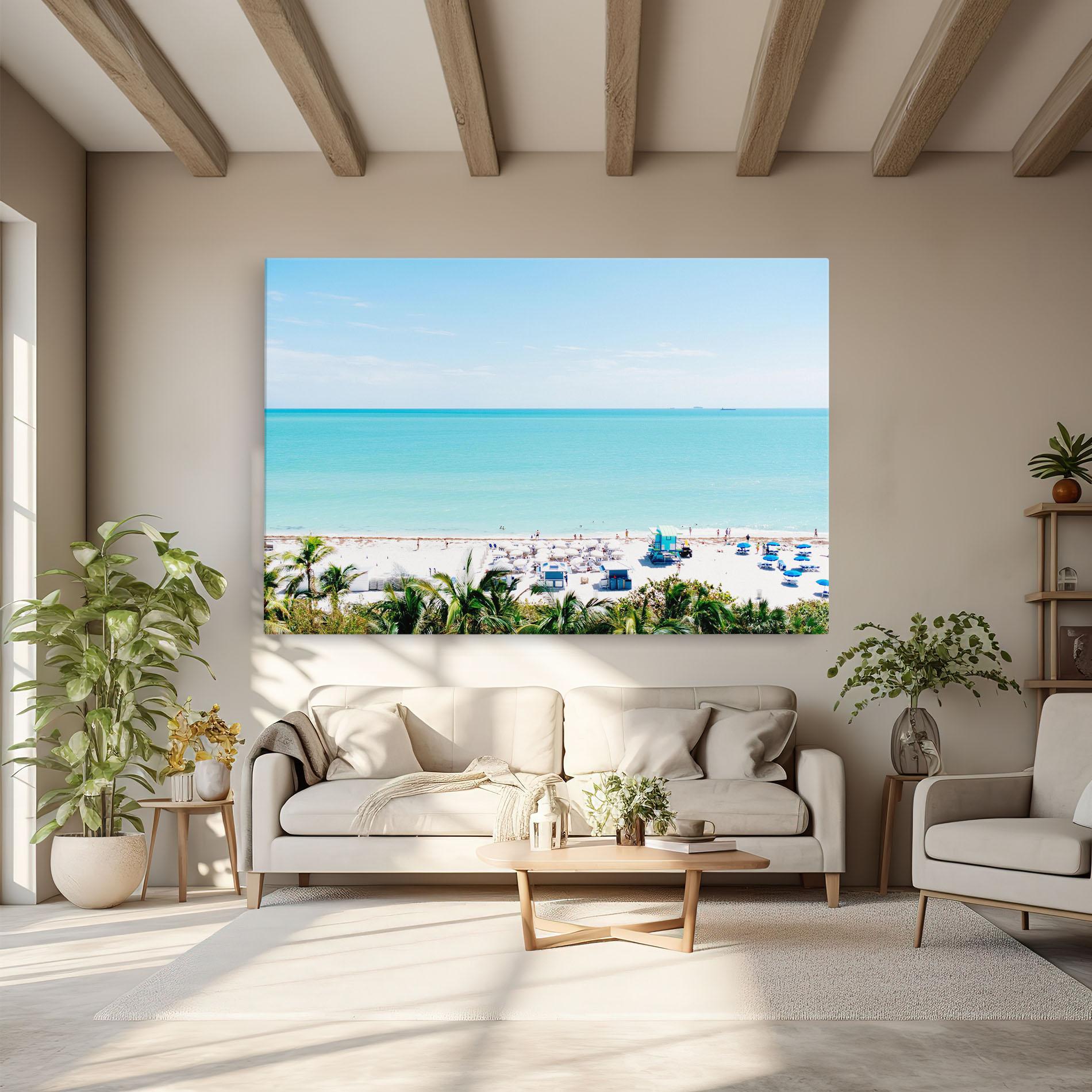 Tablou Canvas Blue Clear Water mockup 6