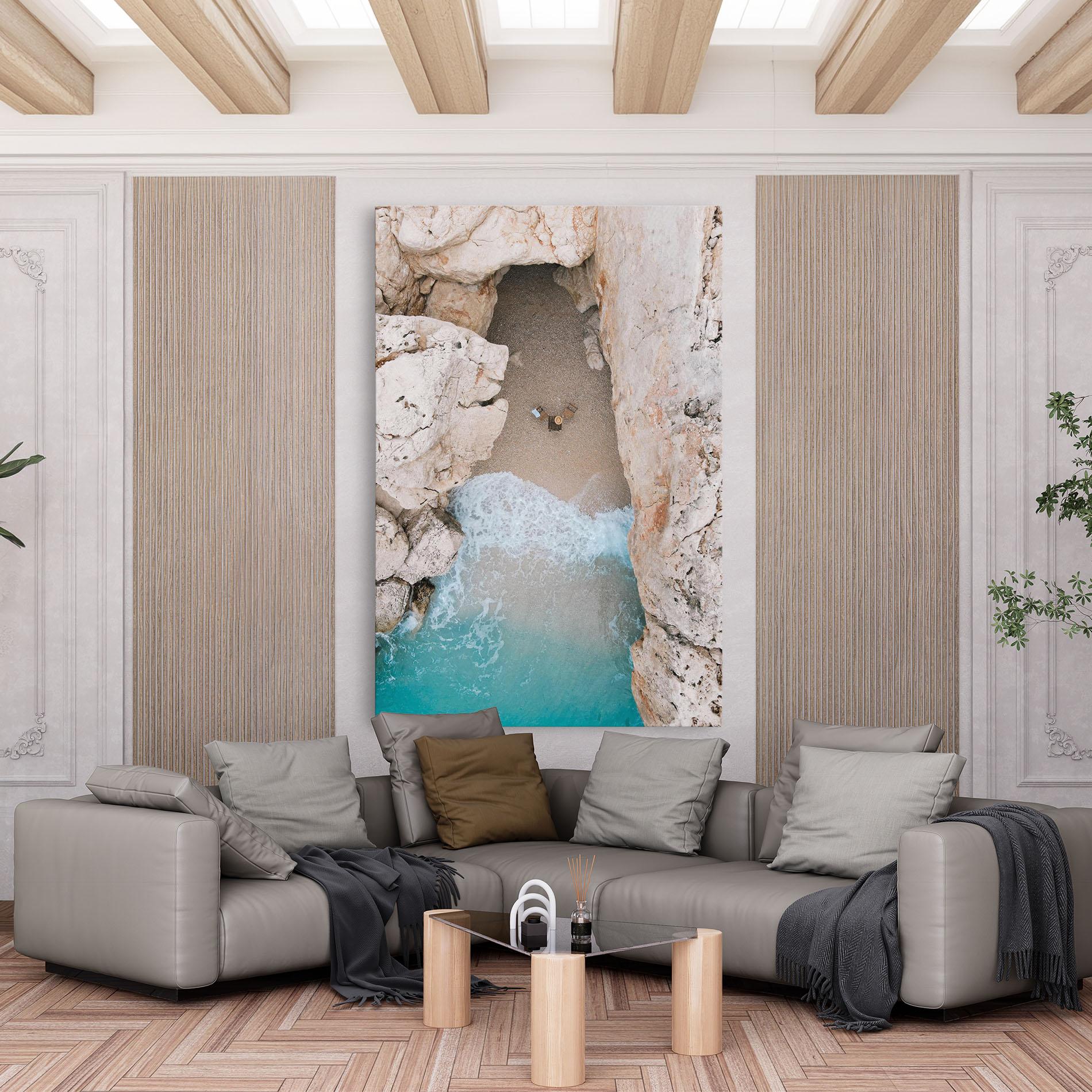 Tablou Canvas Private White Cave mockup 6