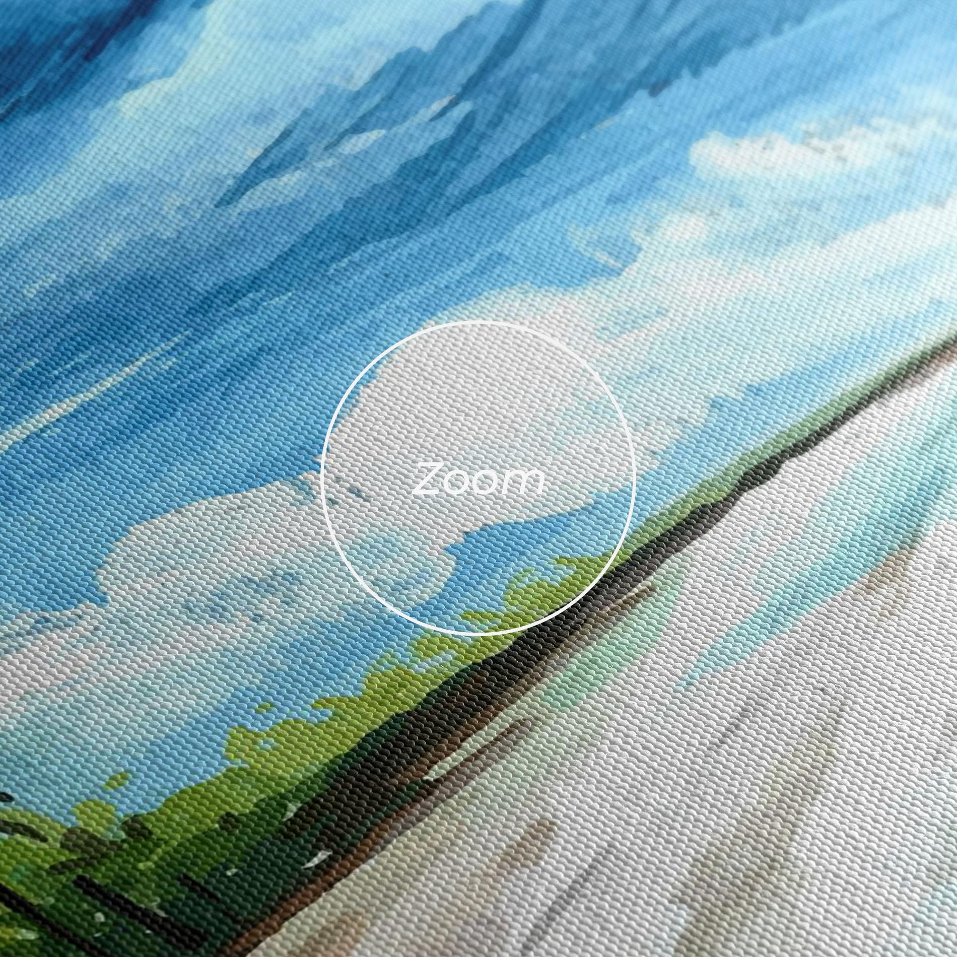 Tablou Canvas Beach Painting Art mockup 3