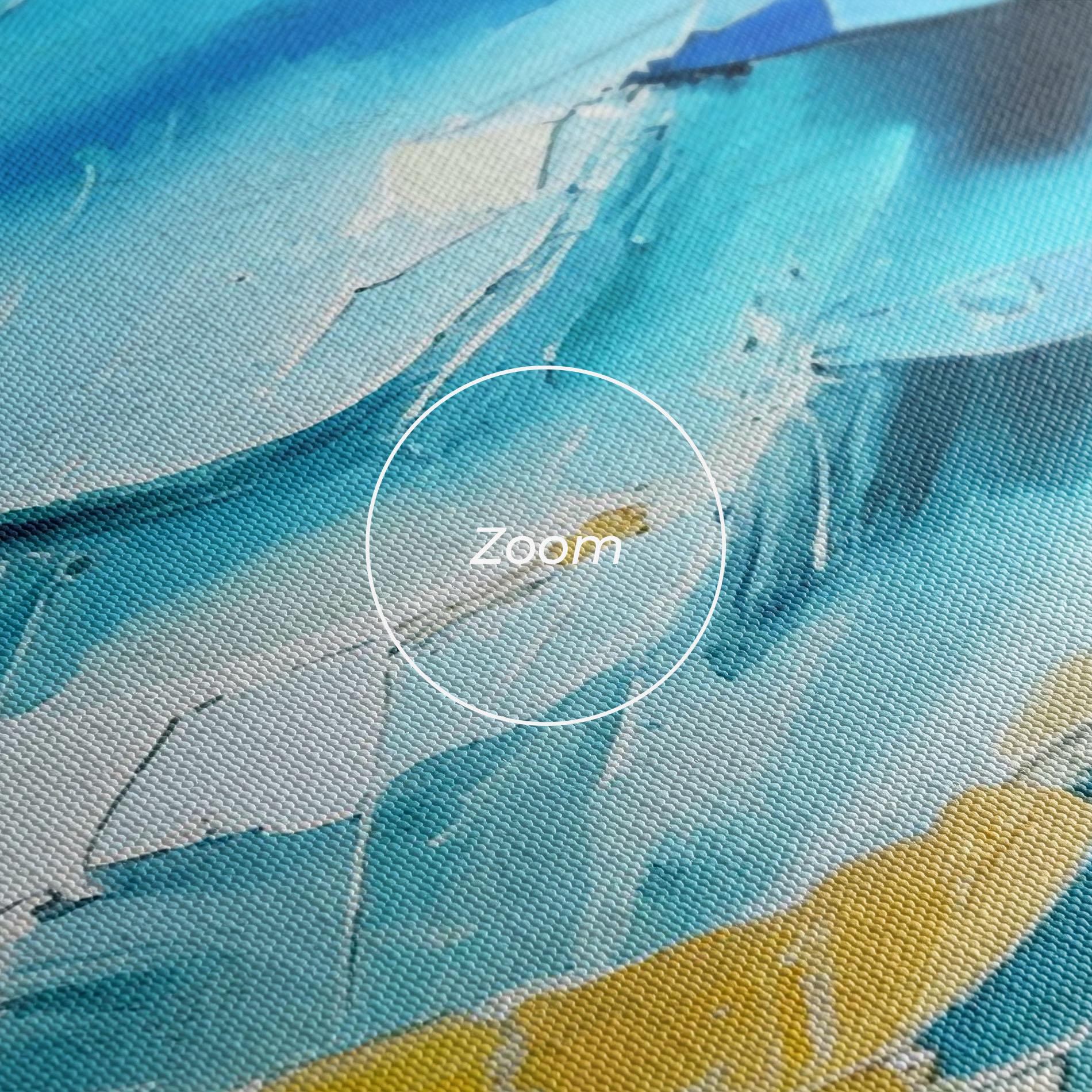 Tablou Canvas Blue Ocean Painting mockup 3