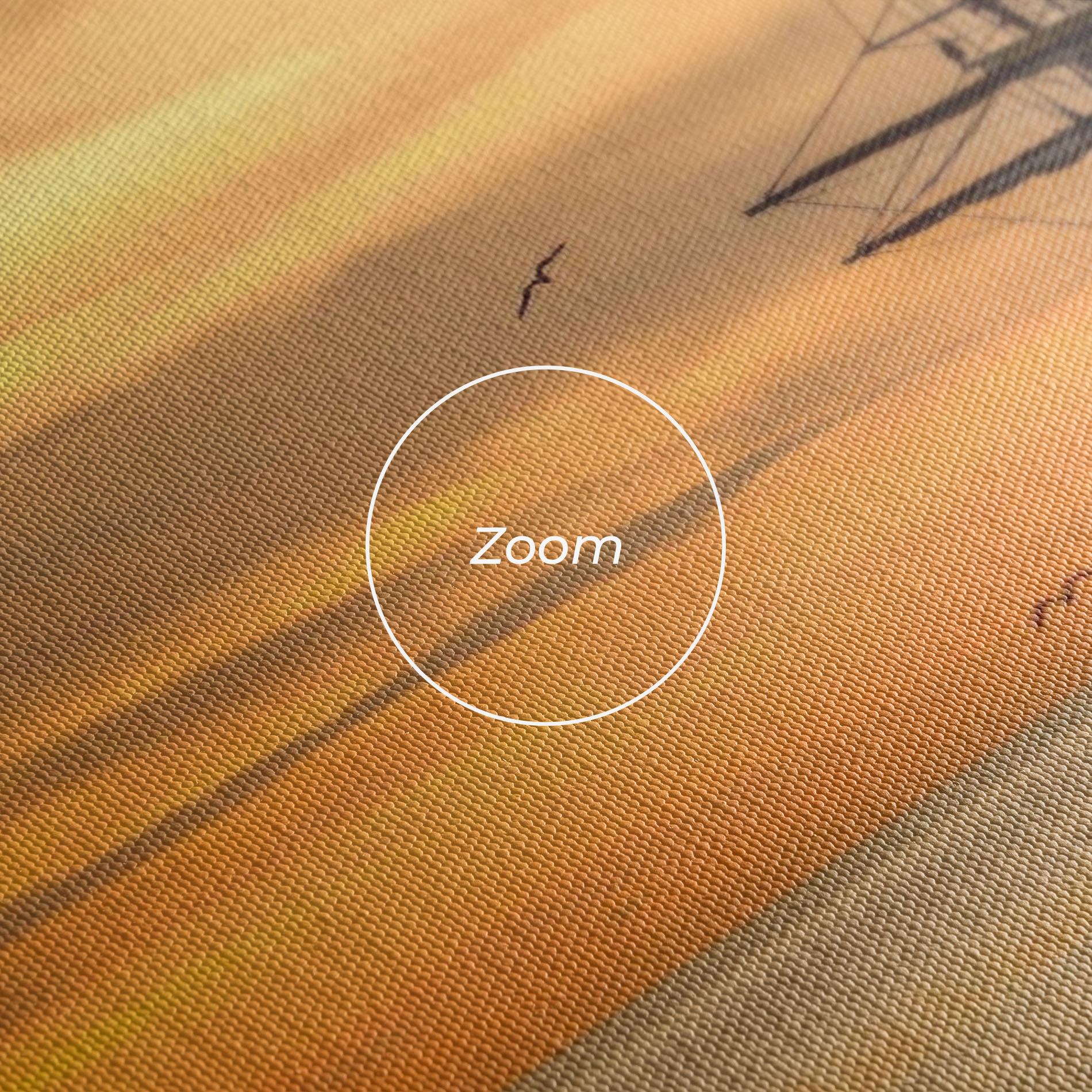 Tablou Canvas Sunset Over The Sea mockup 3