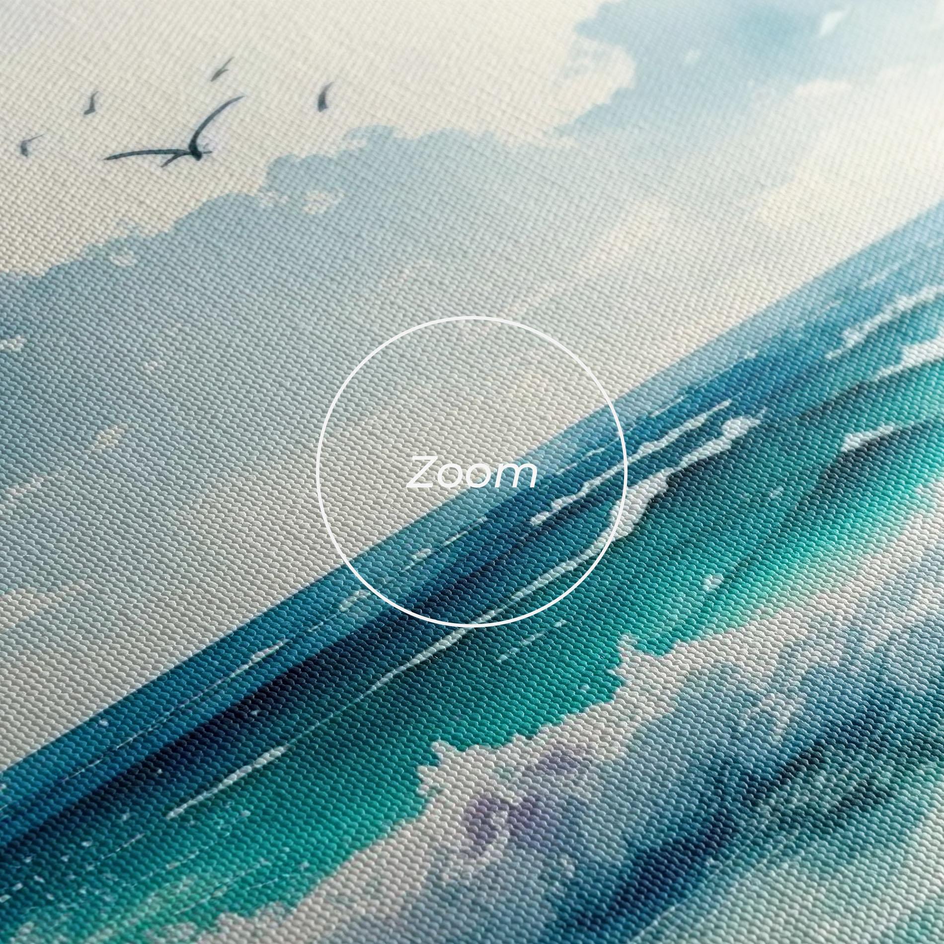 Tablou Canvas Watercolor Sea Beach mockup 3