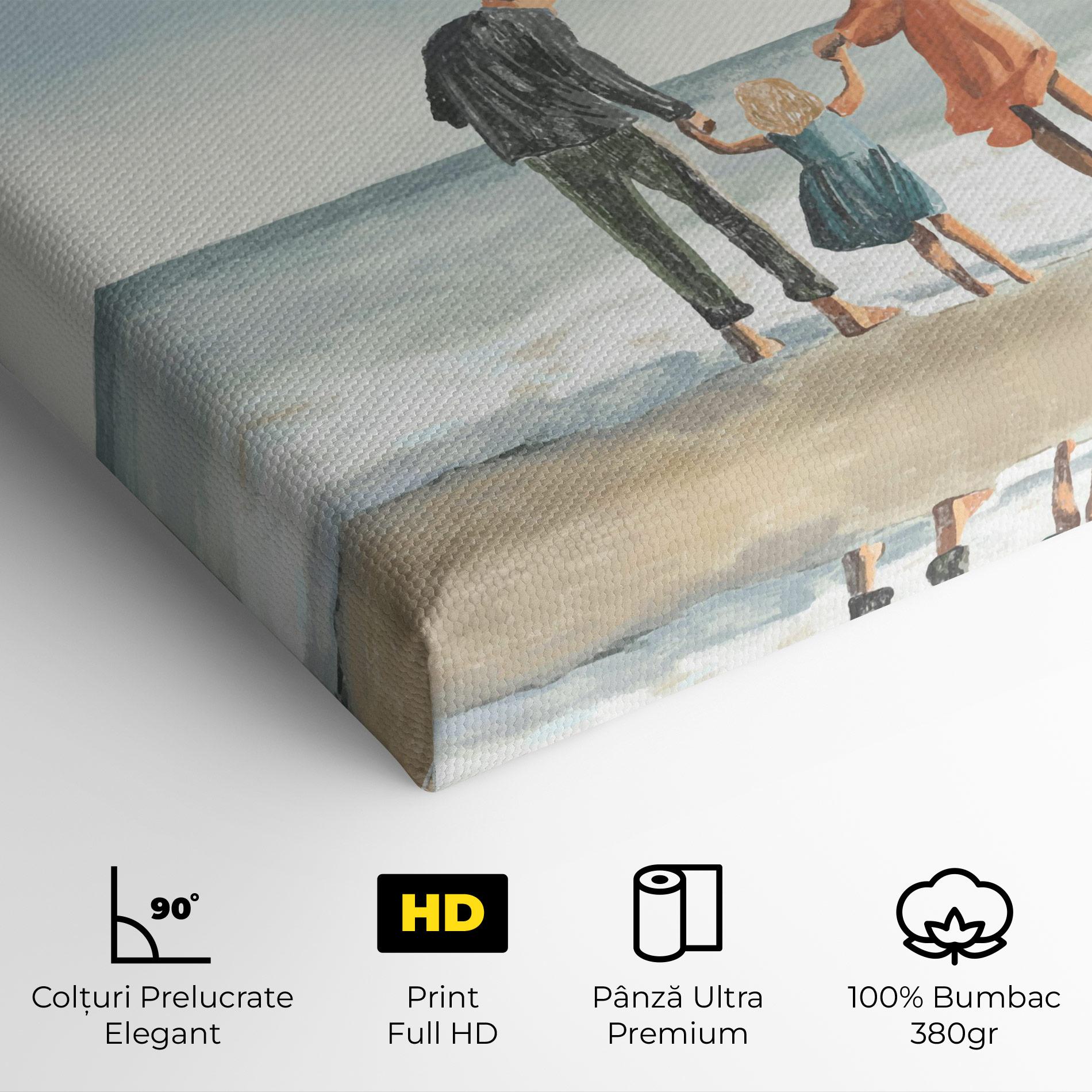 Tablou Canvas Beach Family mockup 4