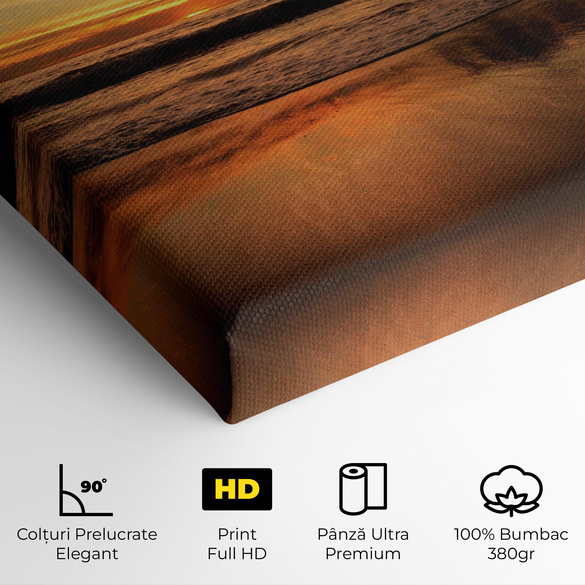 Tablou Canvas Beach Sunset View mockup 4