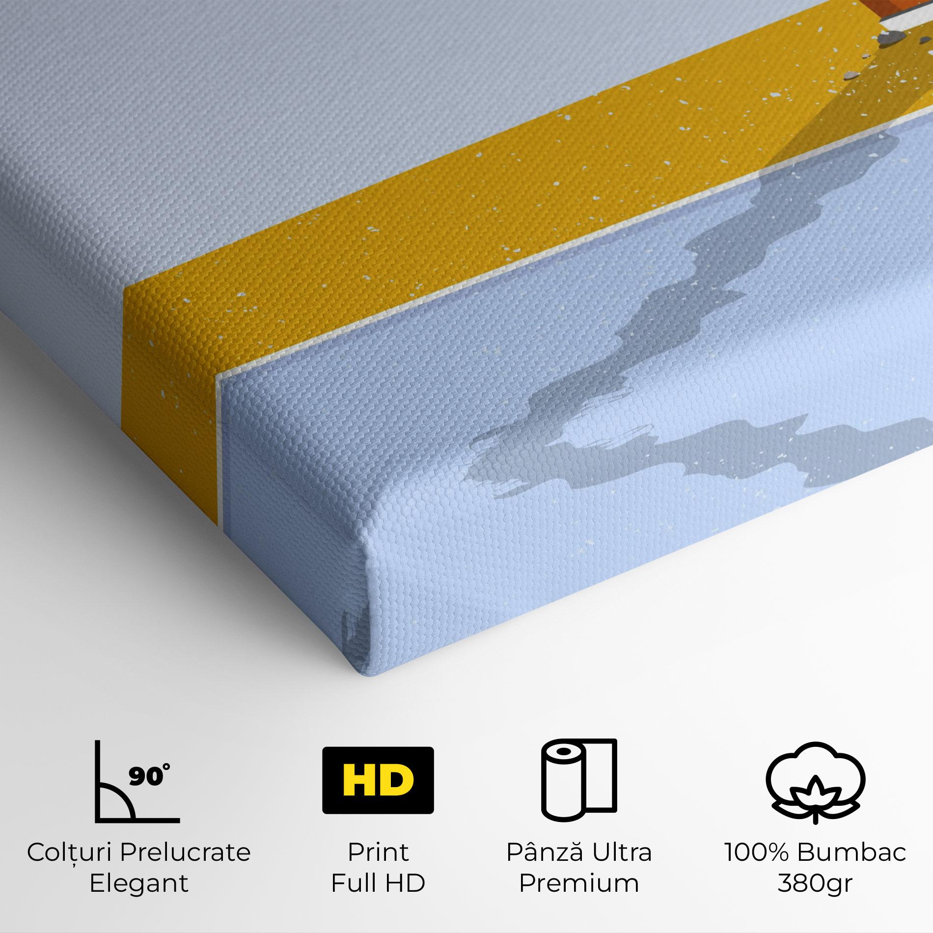 Tablou Canvas Beach Tower mockup 4