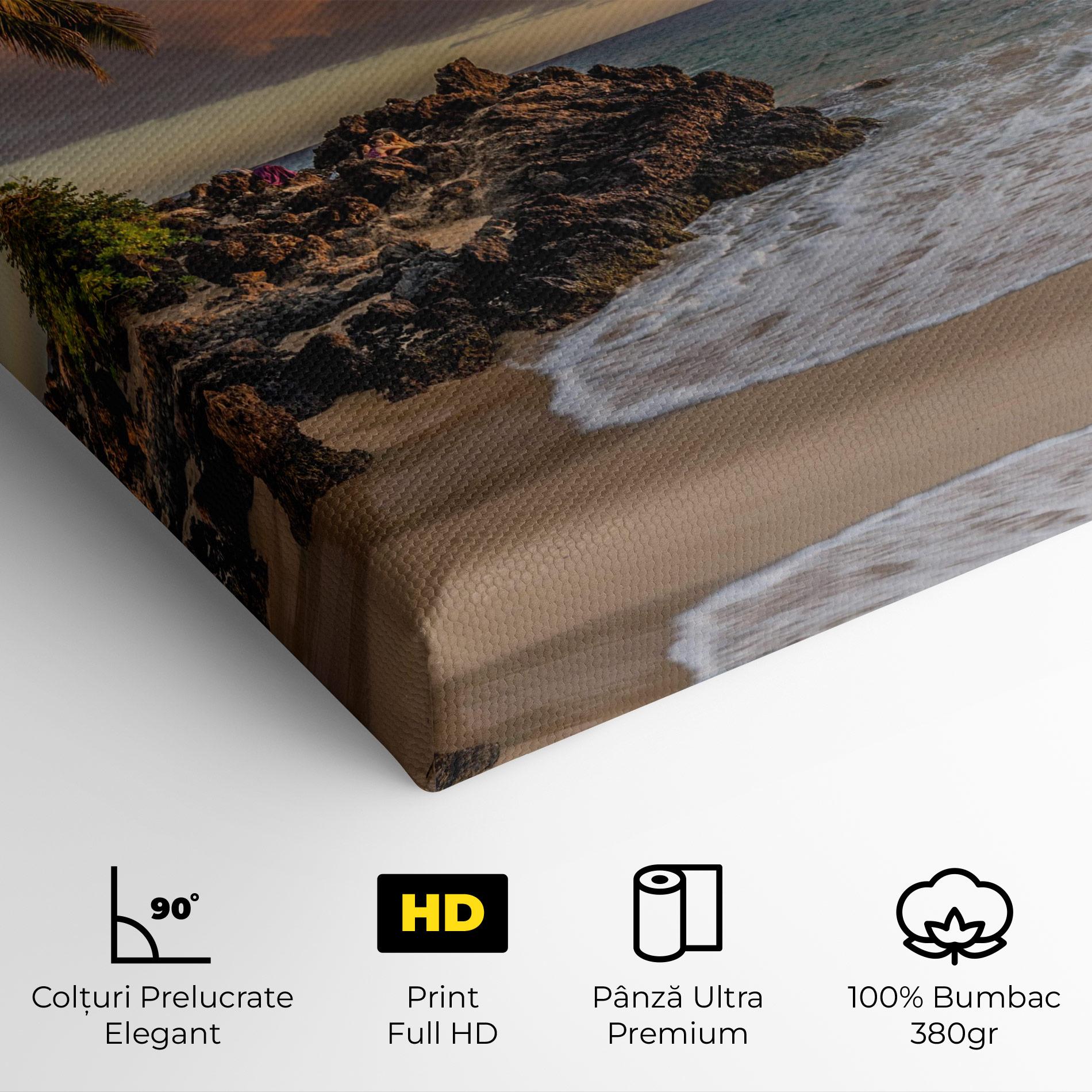 Tablou Canvas Beautiful Beach Landscape mockup 4