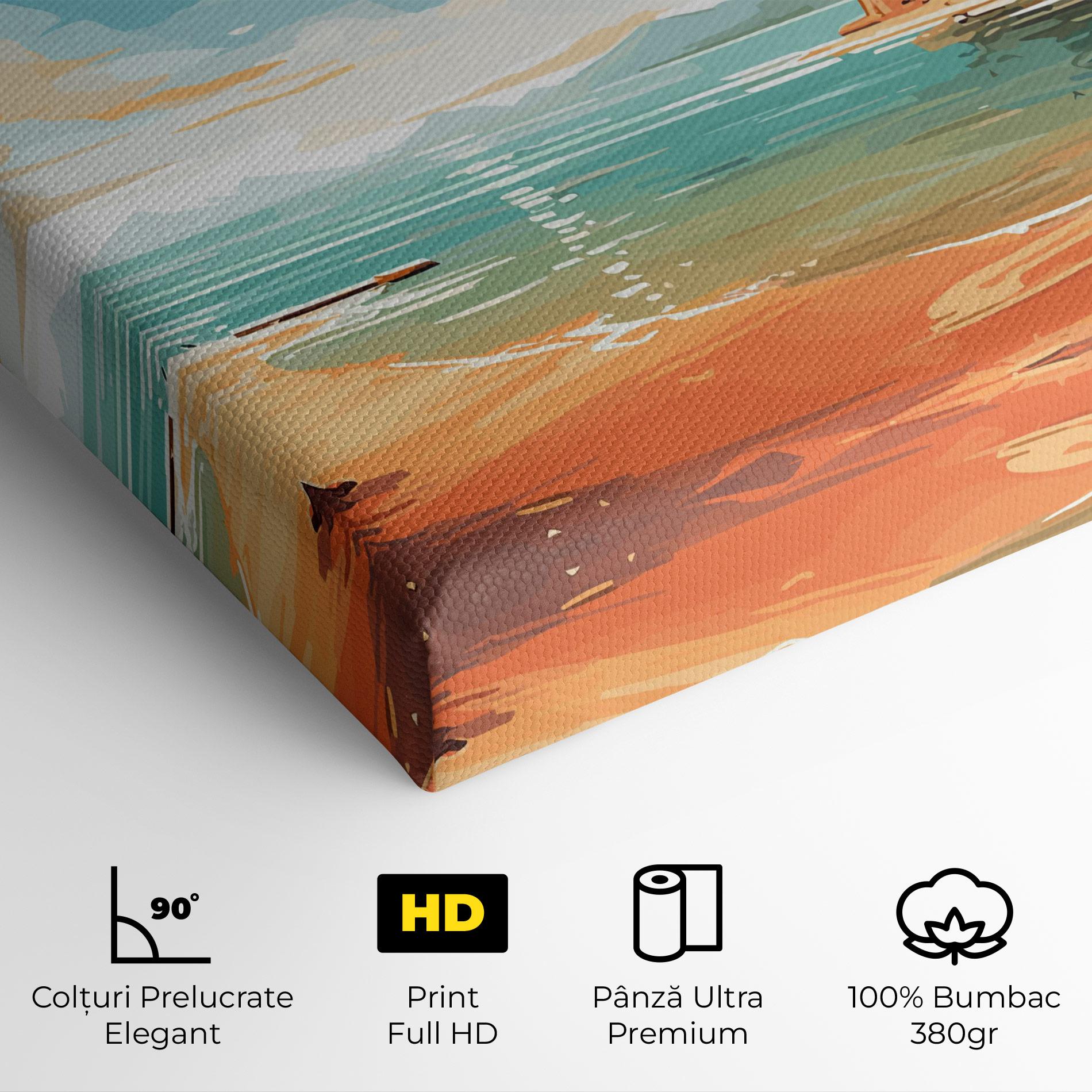 Tablou Canvas Blue Sky Beach mockup 4