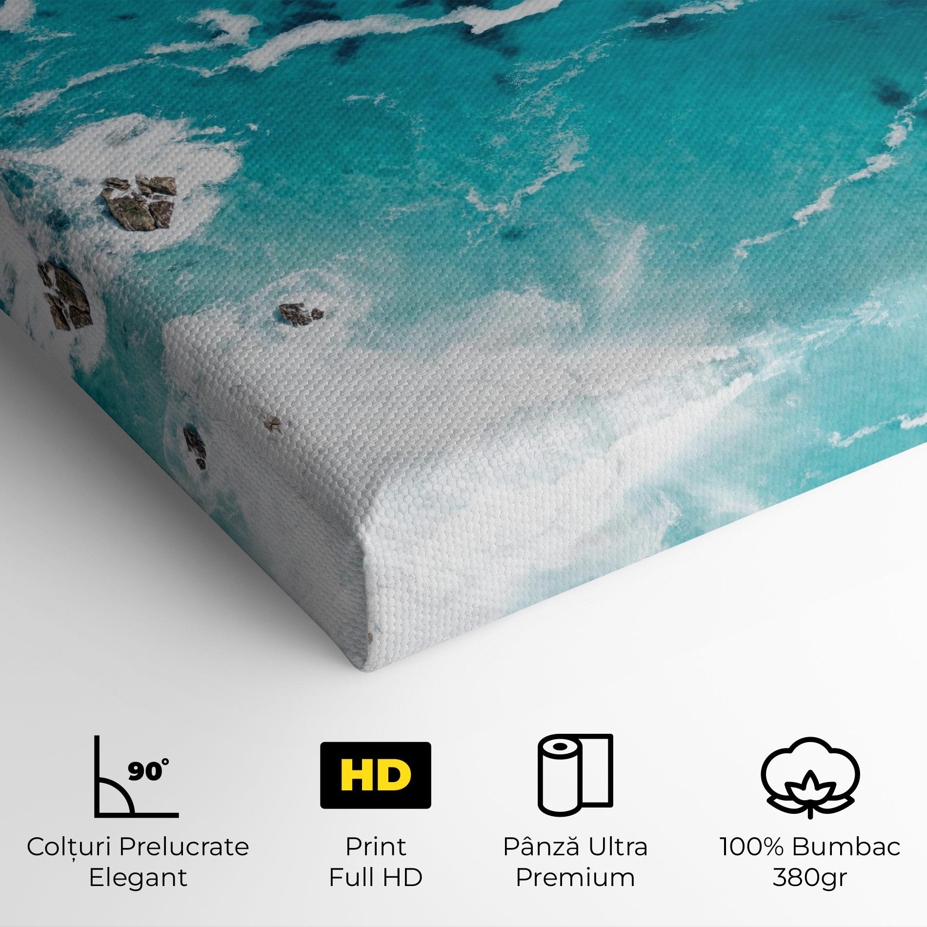 Tablou Canvas Blue Water Beach mockup 4