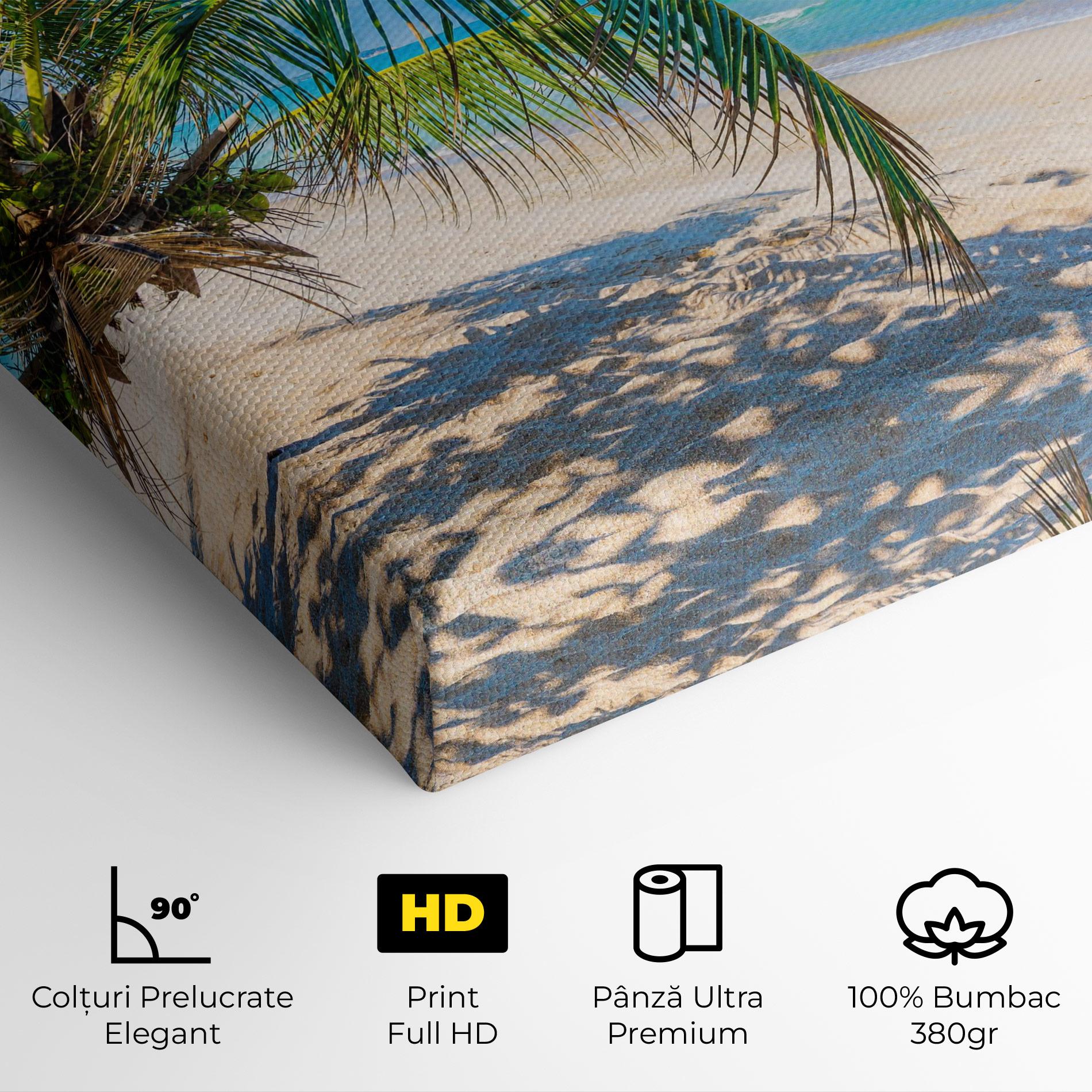 Tablou Canvas Tropical Beach View mockup 4