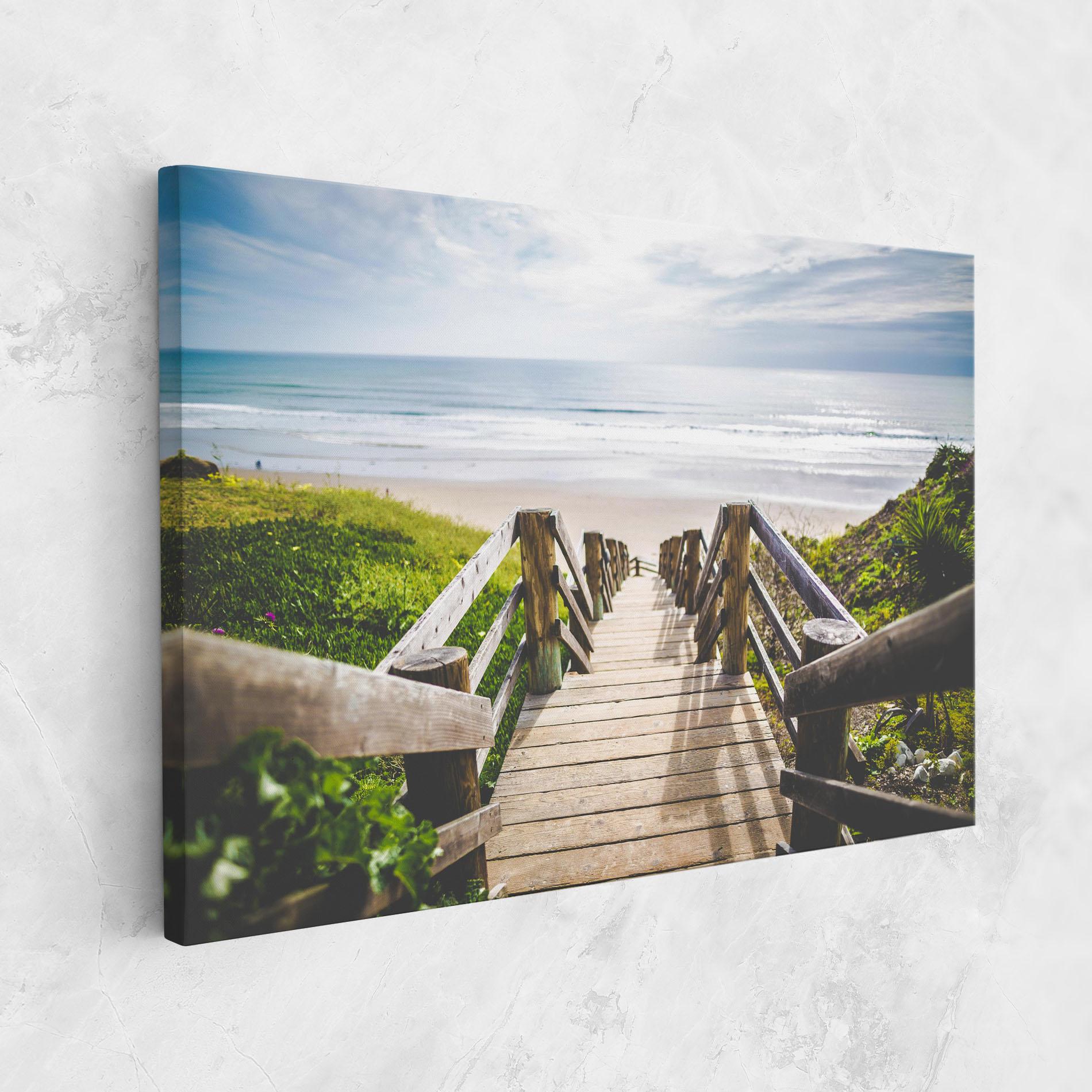 Tablou Canvas Beach Road mockup 1