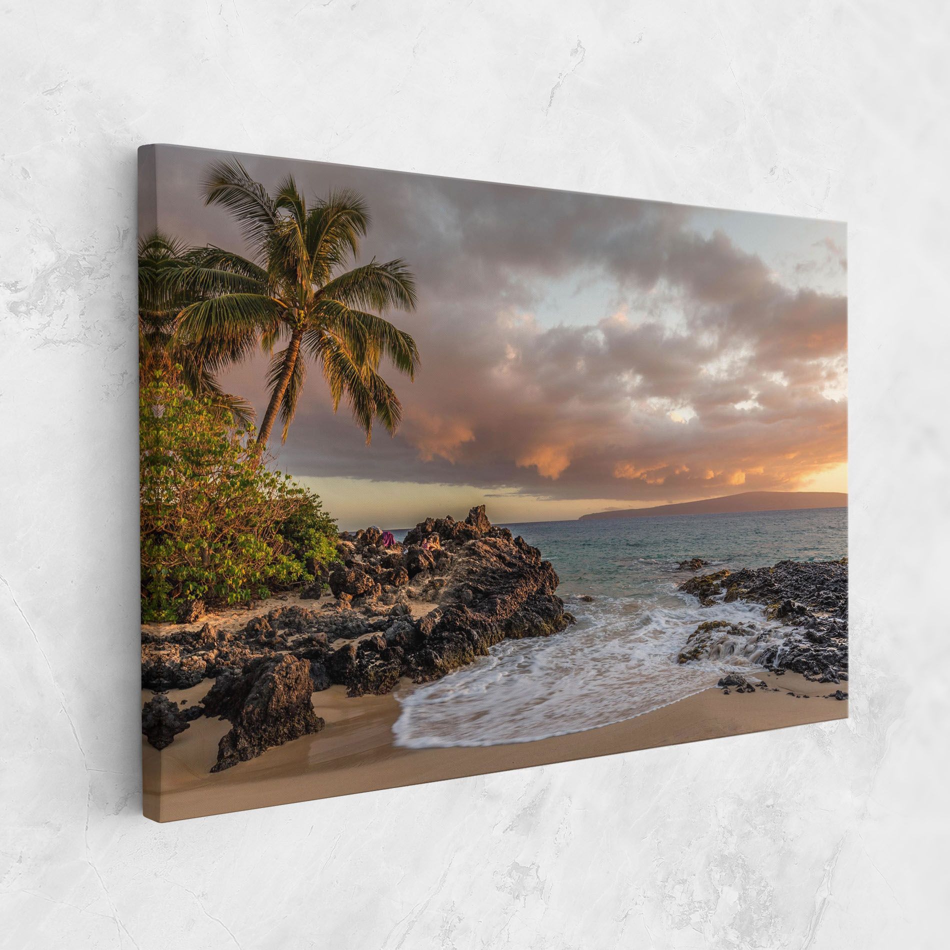Beautiful Beach Landscape mockup 1