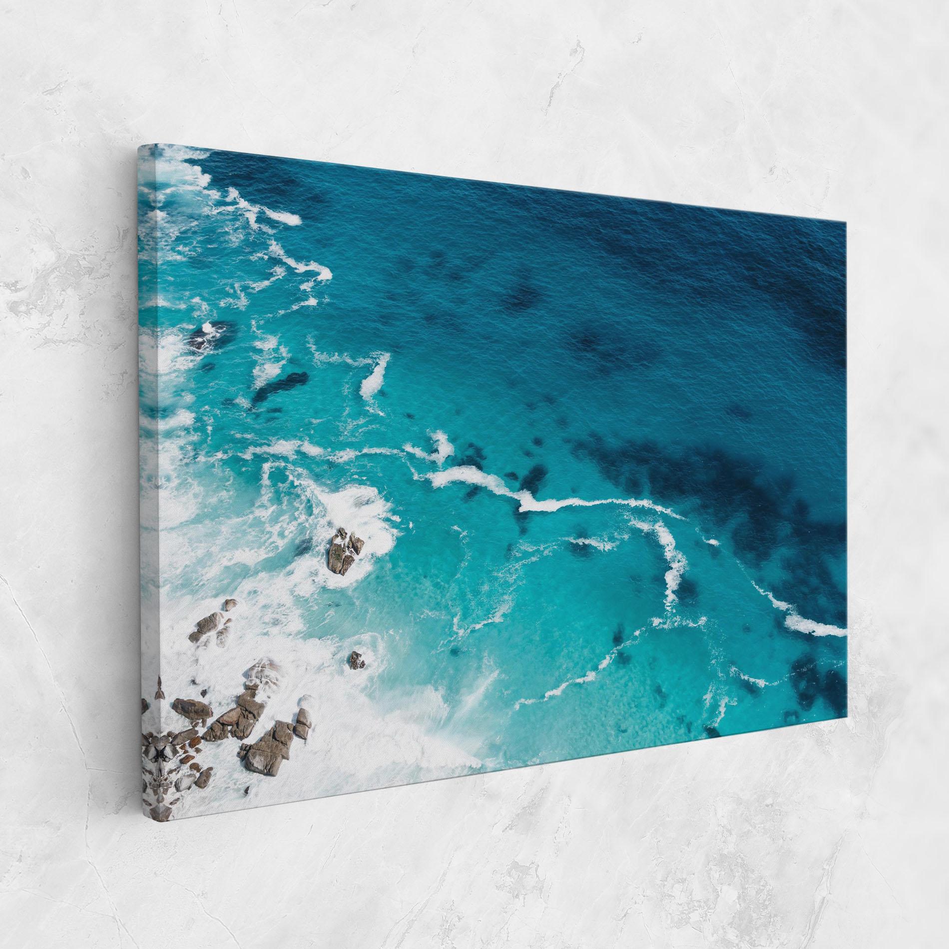 Tablou Canvas Blue Water Beach mockup 1