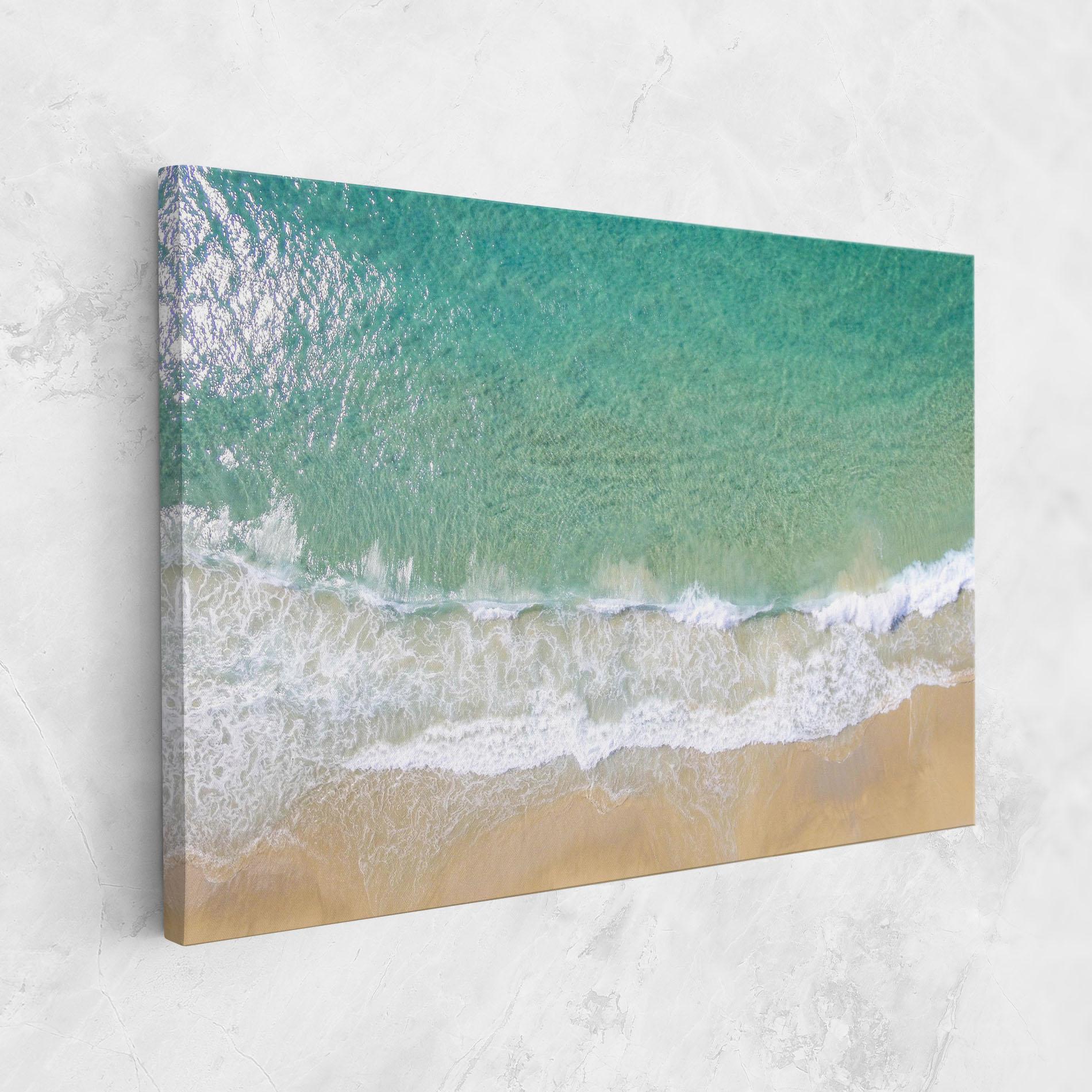 Tablou Canvas Blue Waves Beach mockup 1