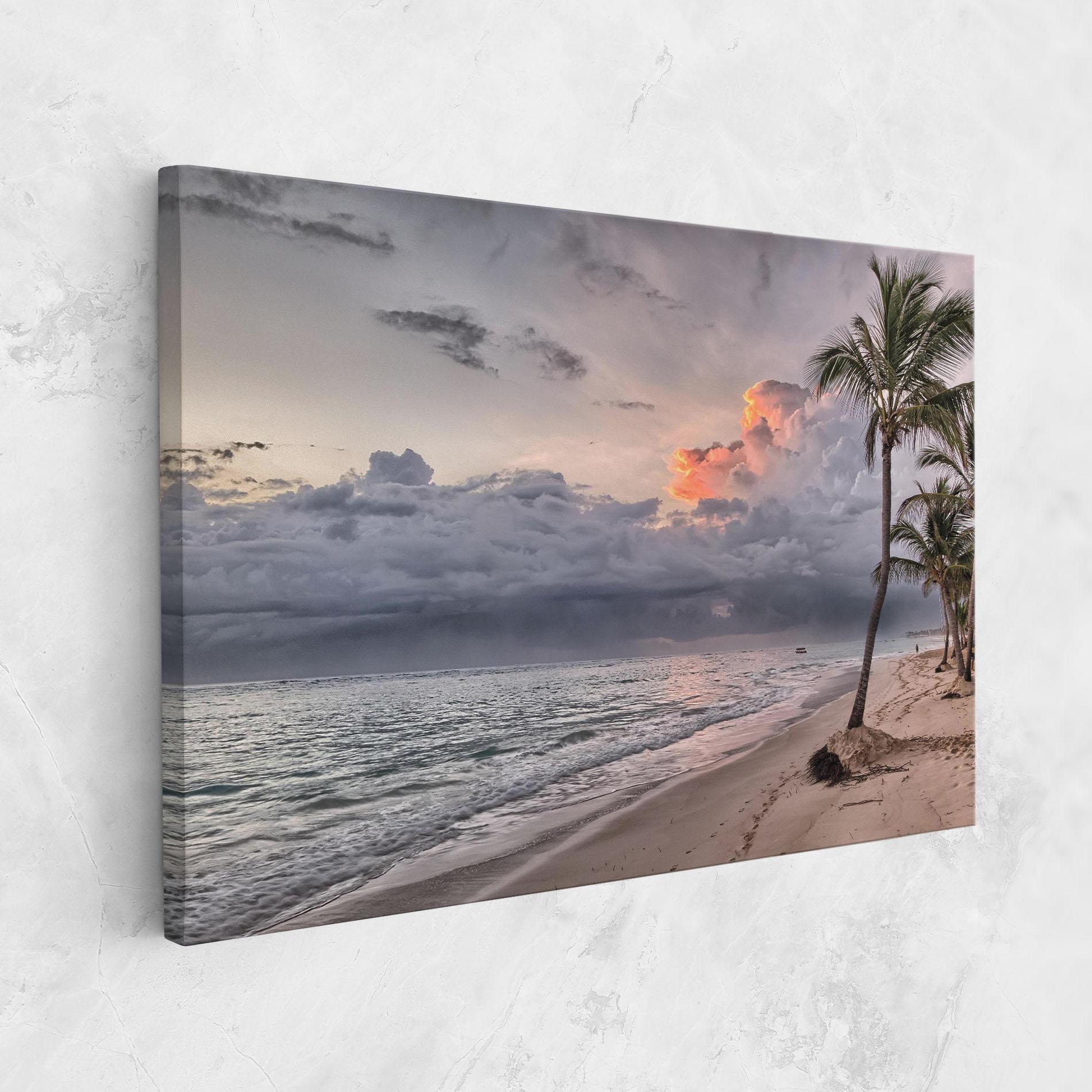 Tablou Canvas Cloudy Beach mockup 1