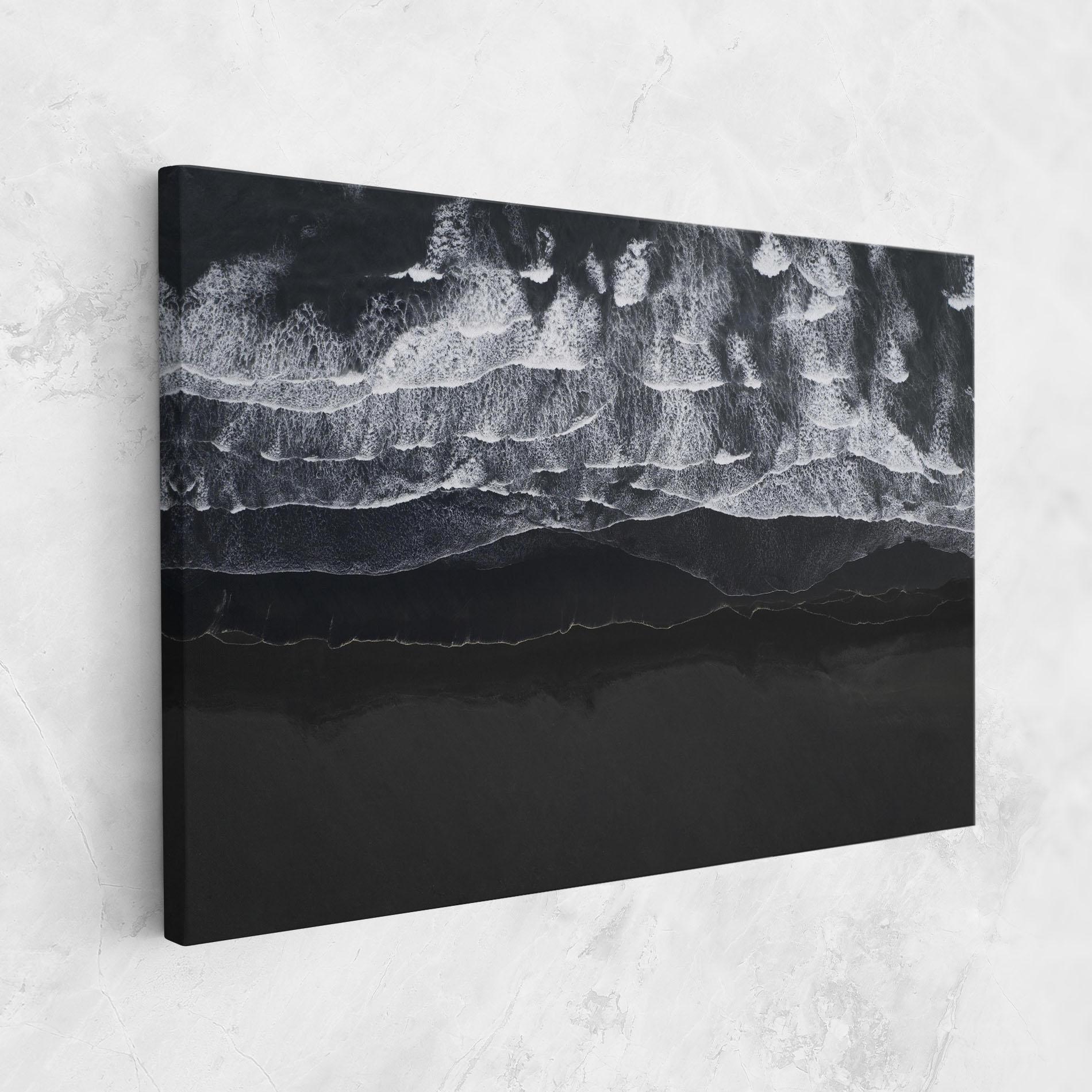 Tablou Canvas Grey Waves Beach mockup 1