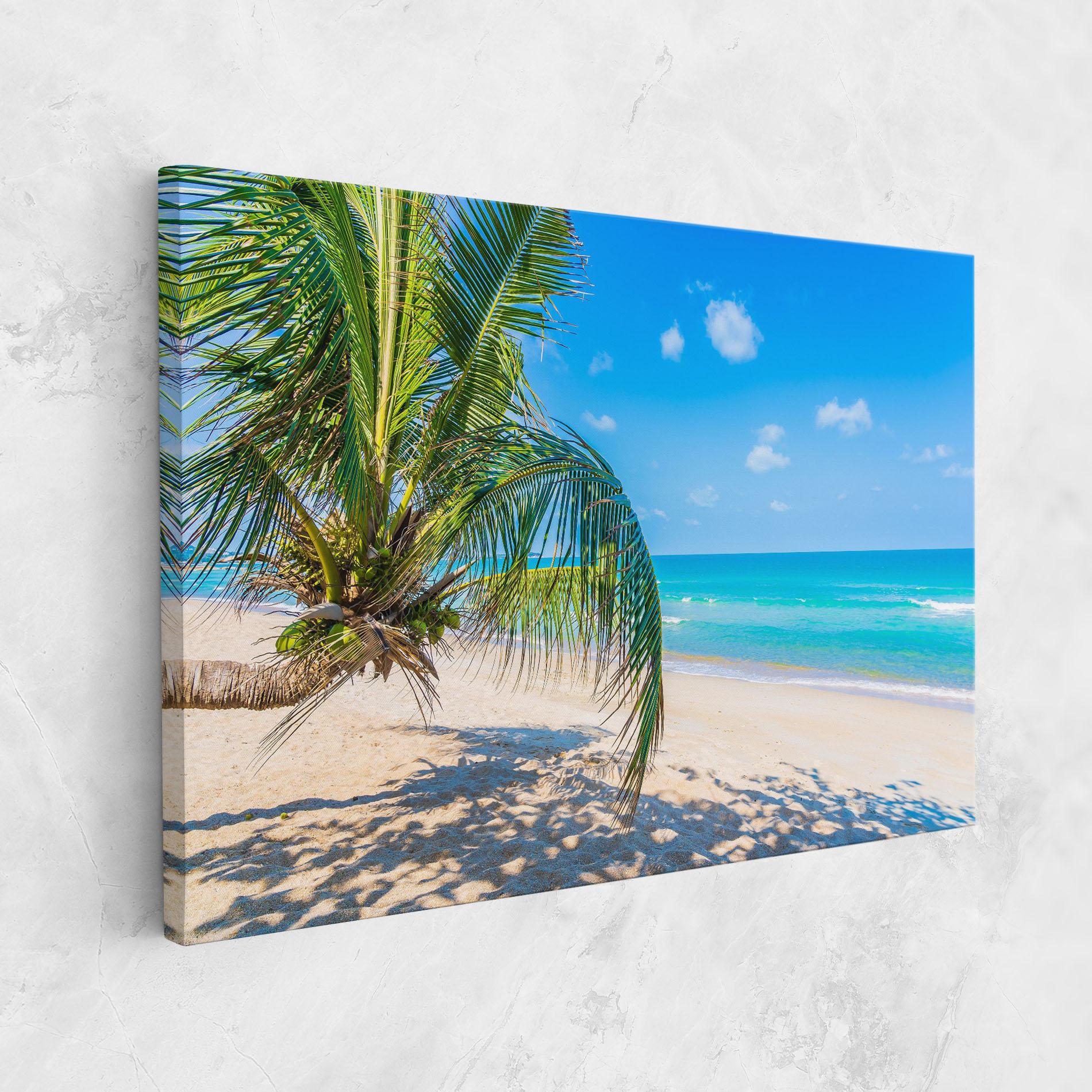 Tablou Canvas Tropical Beach View mockup 1