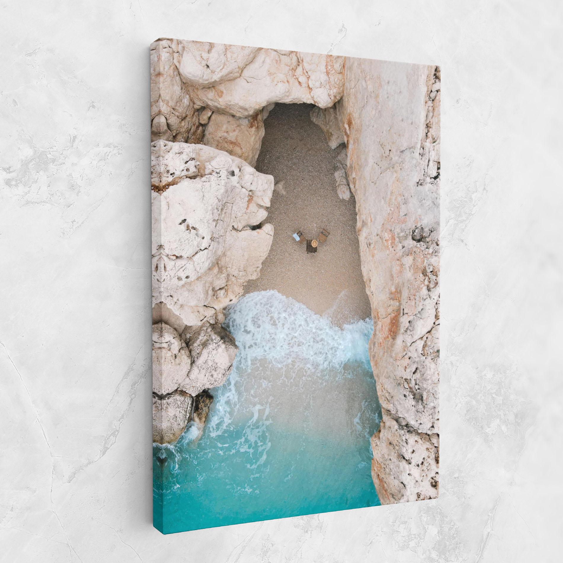 Tablou Canvas Private White Cave mockup 1