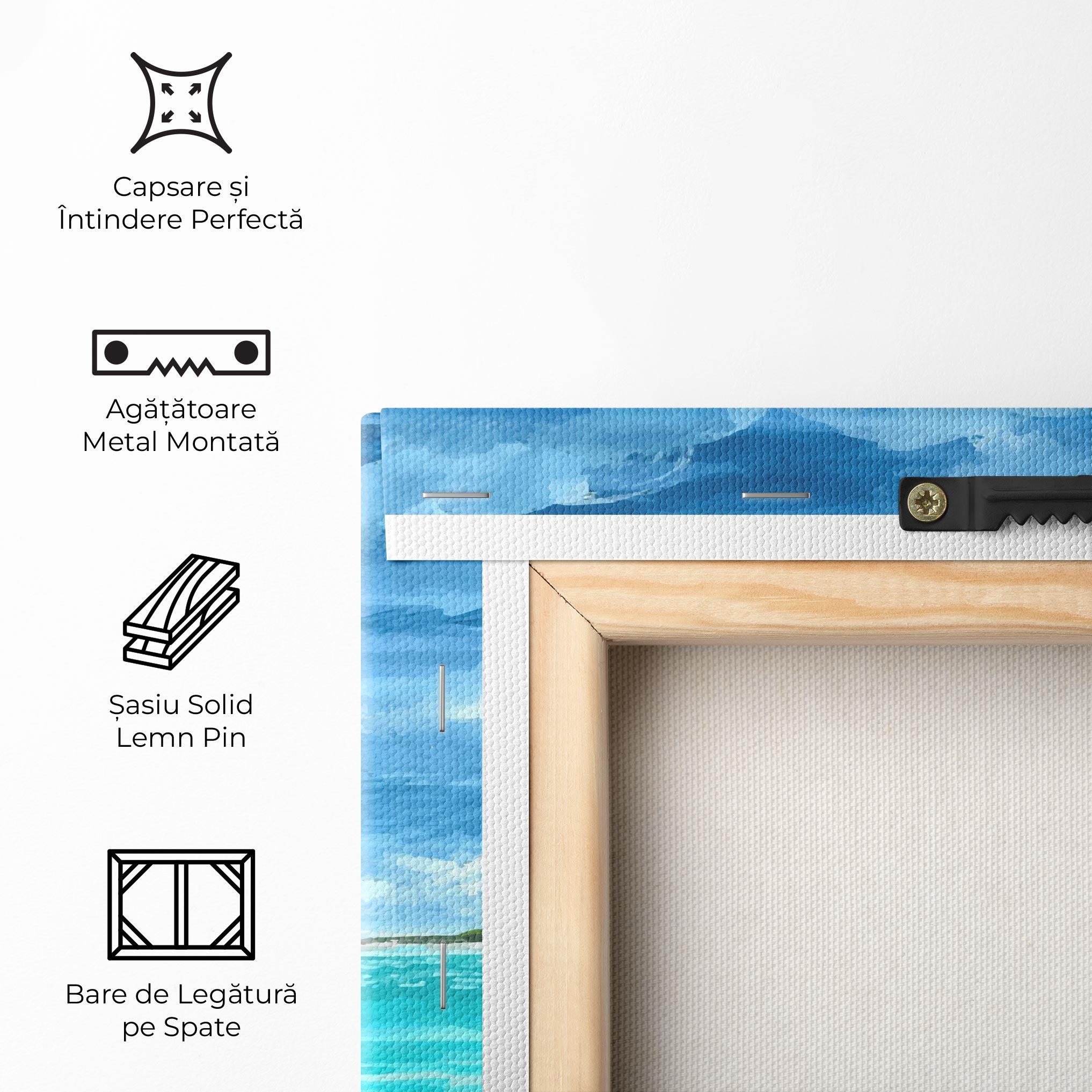 Tablou Canvas Beach Painting Art mockup 5