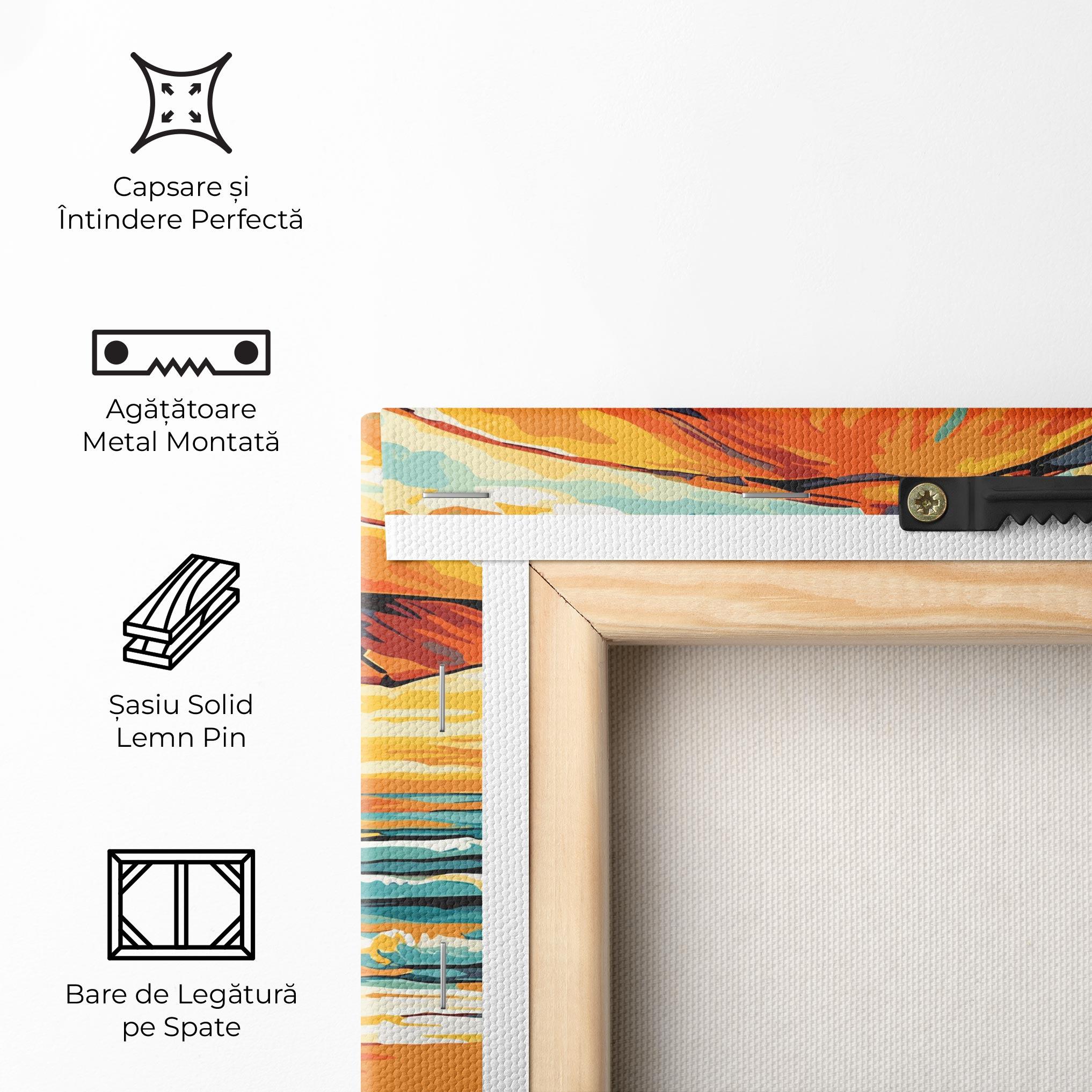 Tablou Canvas Chair Sunset View mockup 5