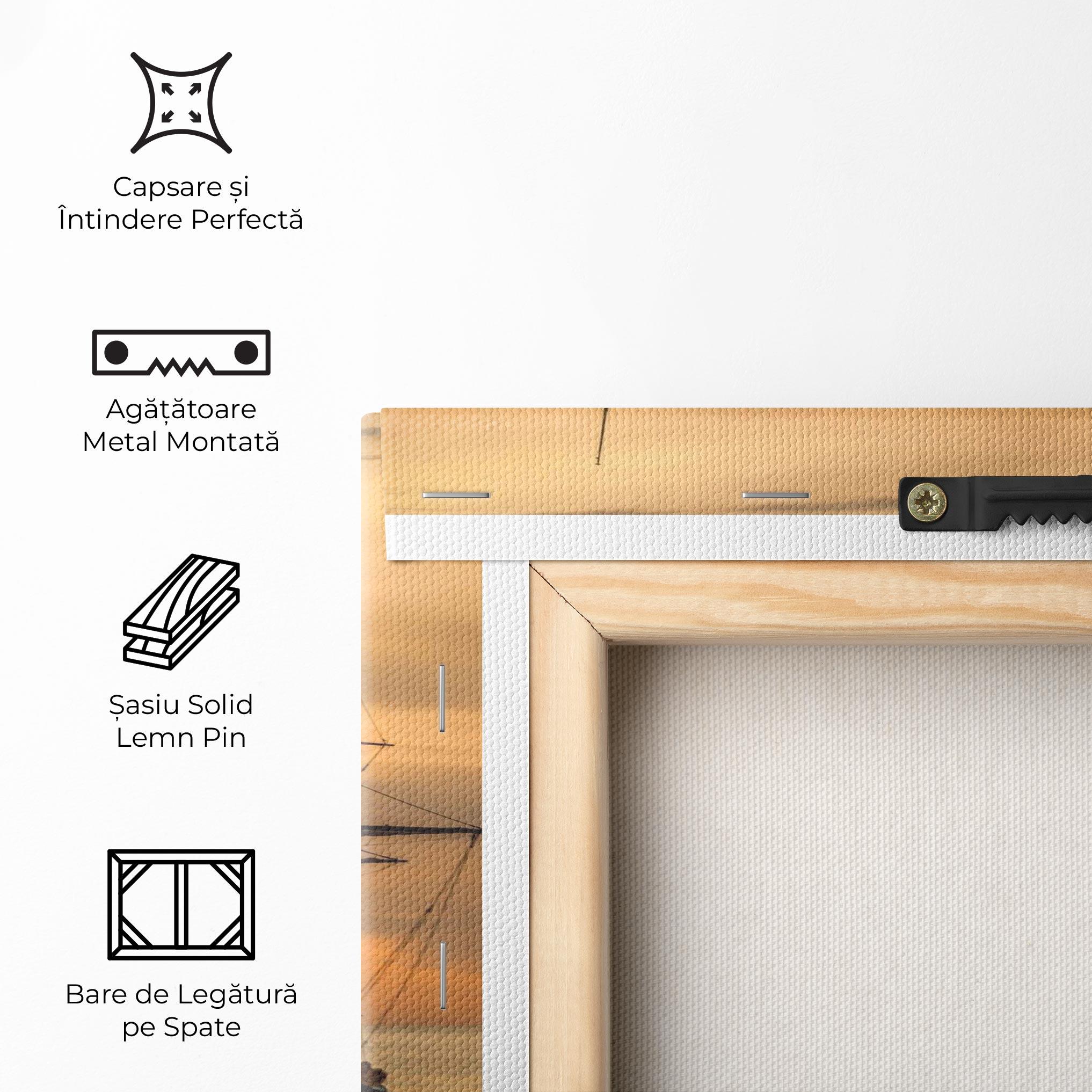 Tablou Canvas Sunset Over The Sea mockup 5