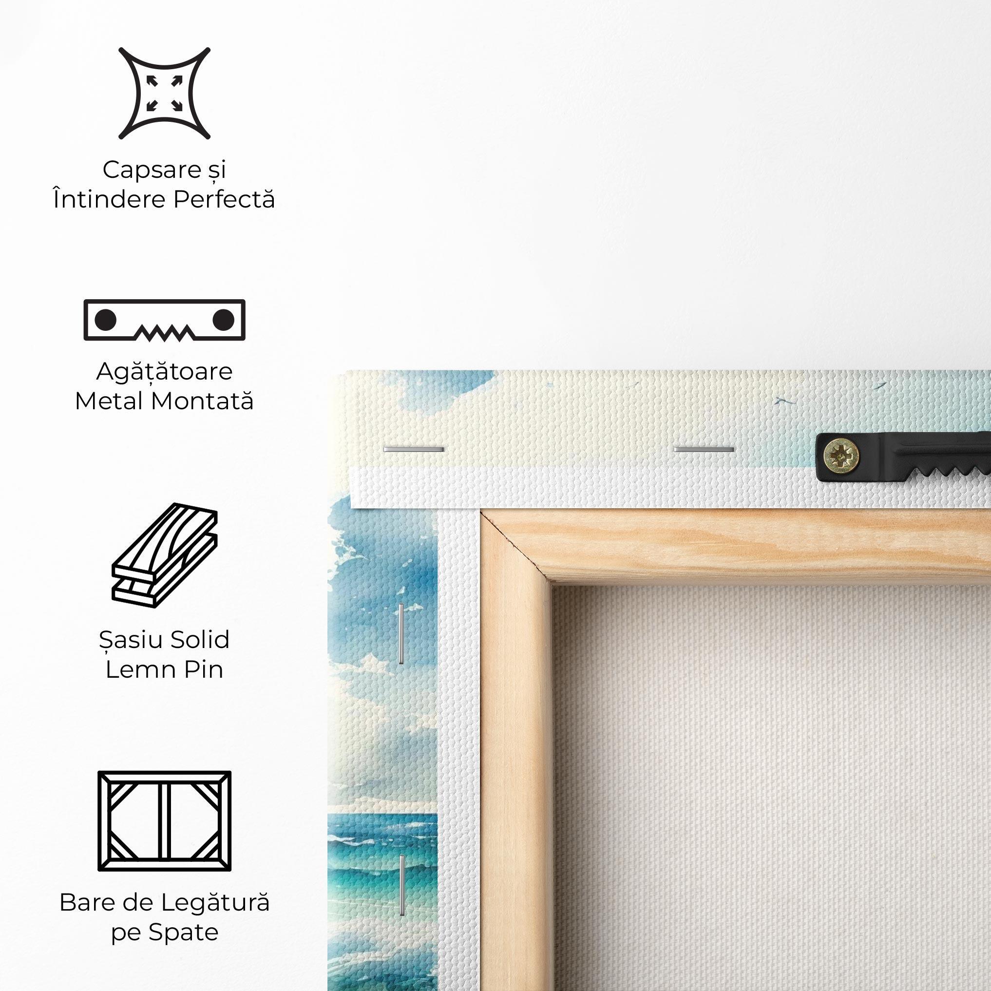 Tablou Canvas Watercolor Sea Beach mockup 5