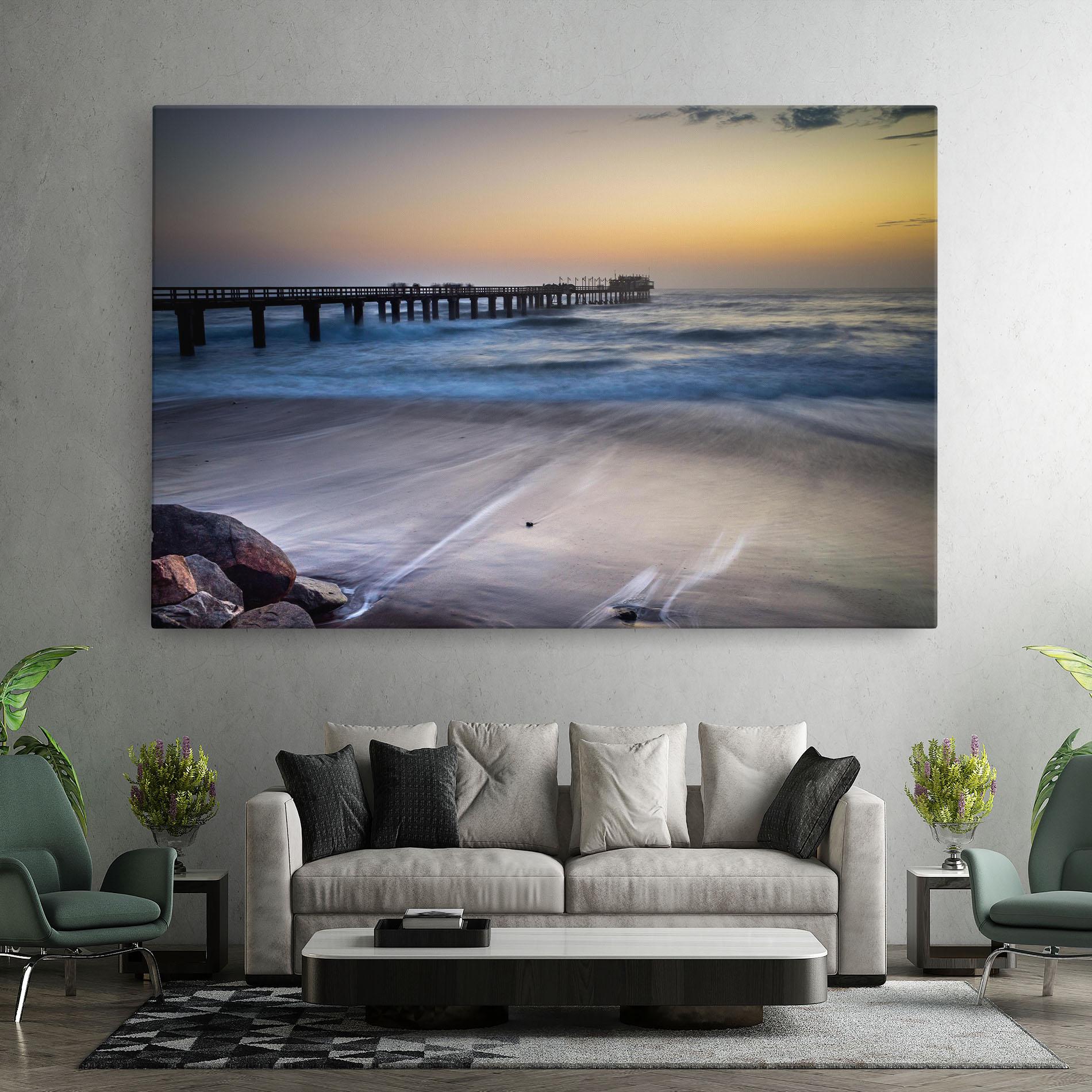 Tablou Canvas Empty Pretty Beach mockup 7