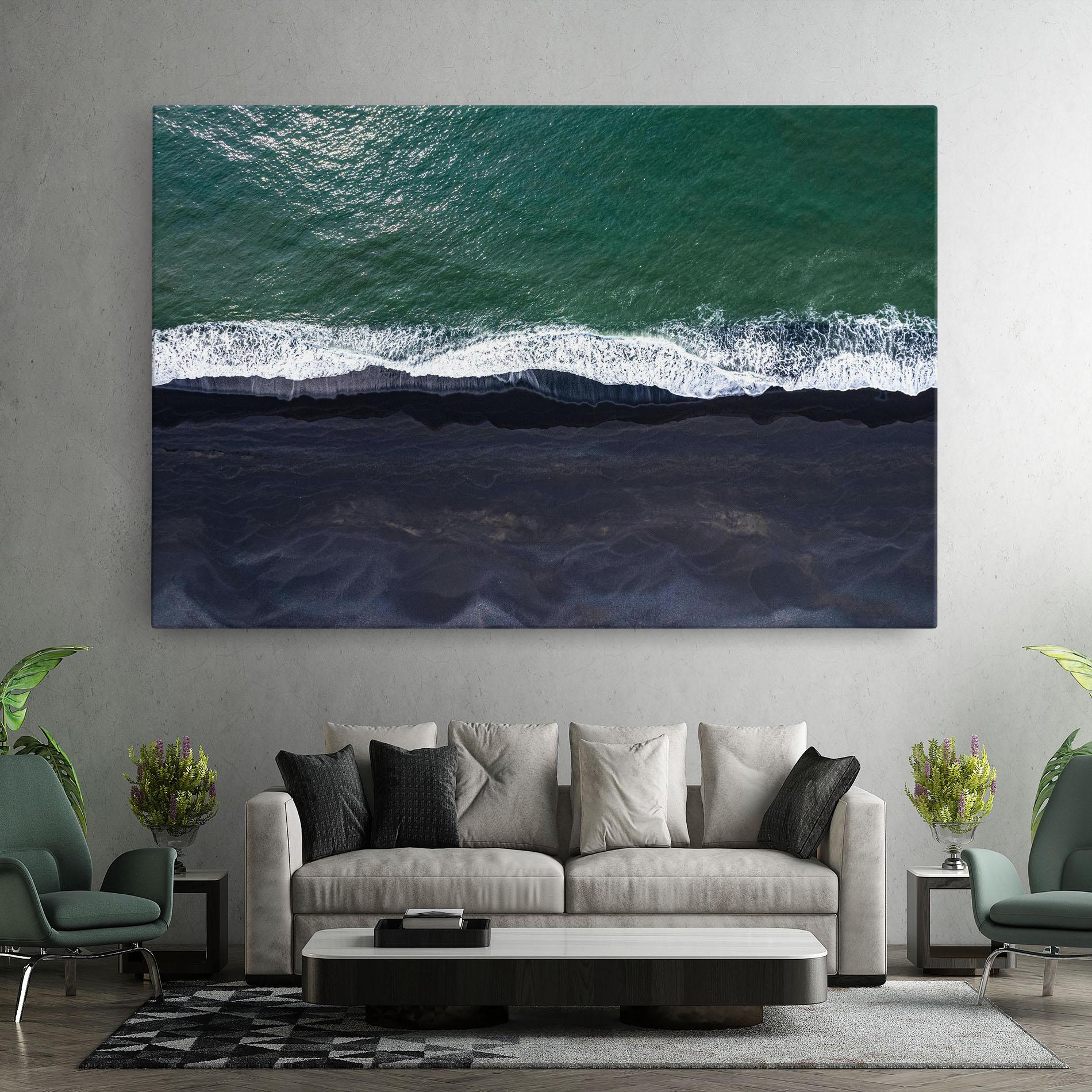 Tablou Canvas Green Blue Beach mockup 7