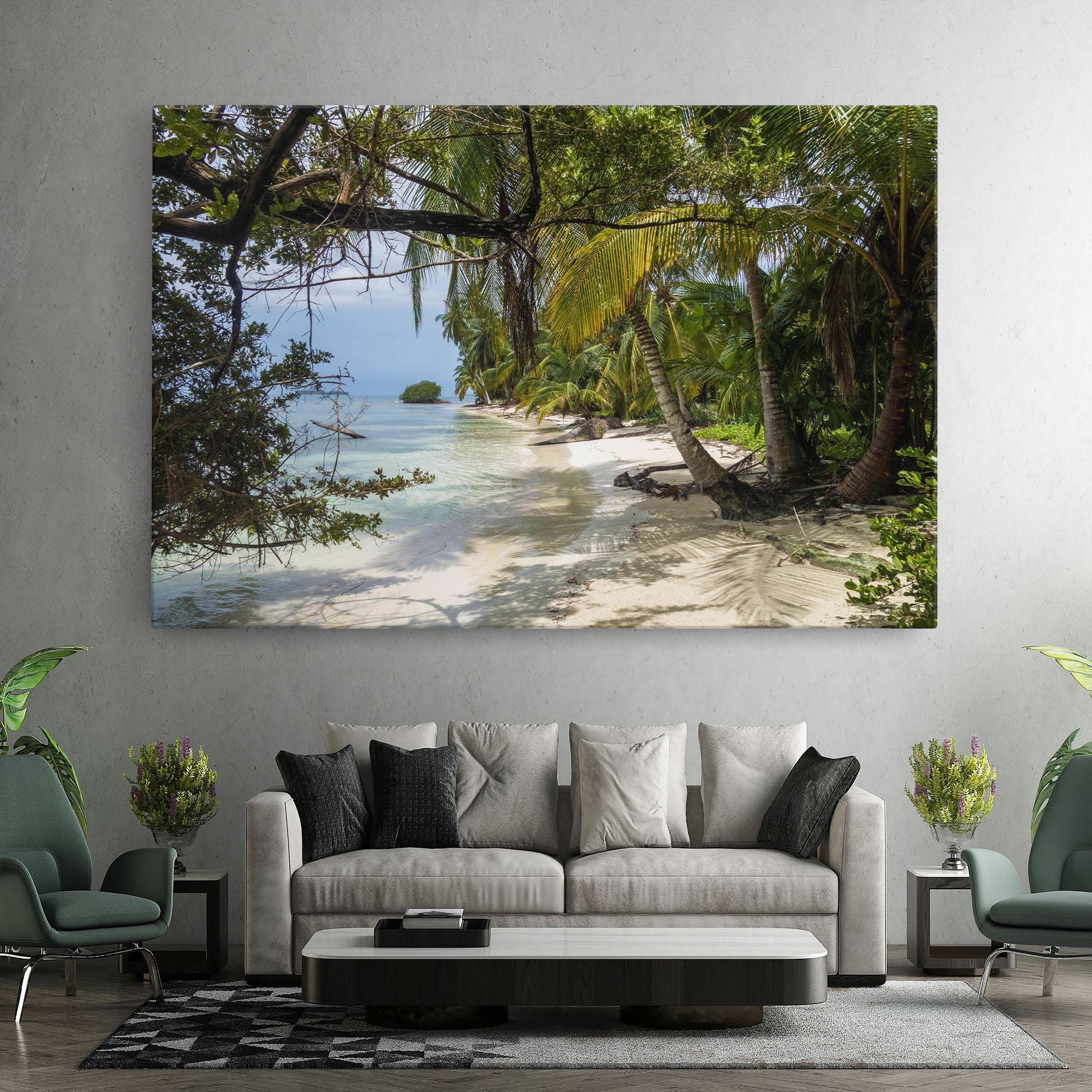 Tablou Canvas Island Beach mockup 7