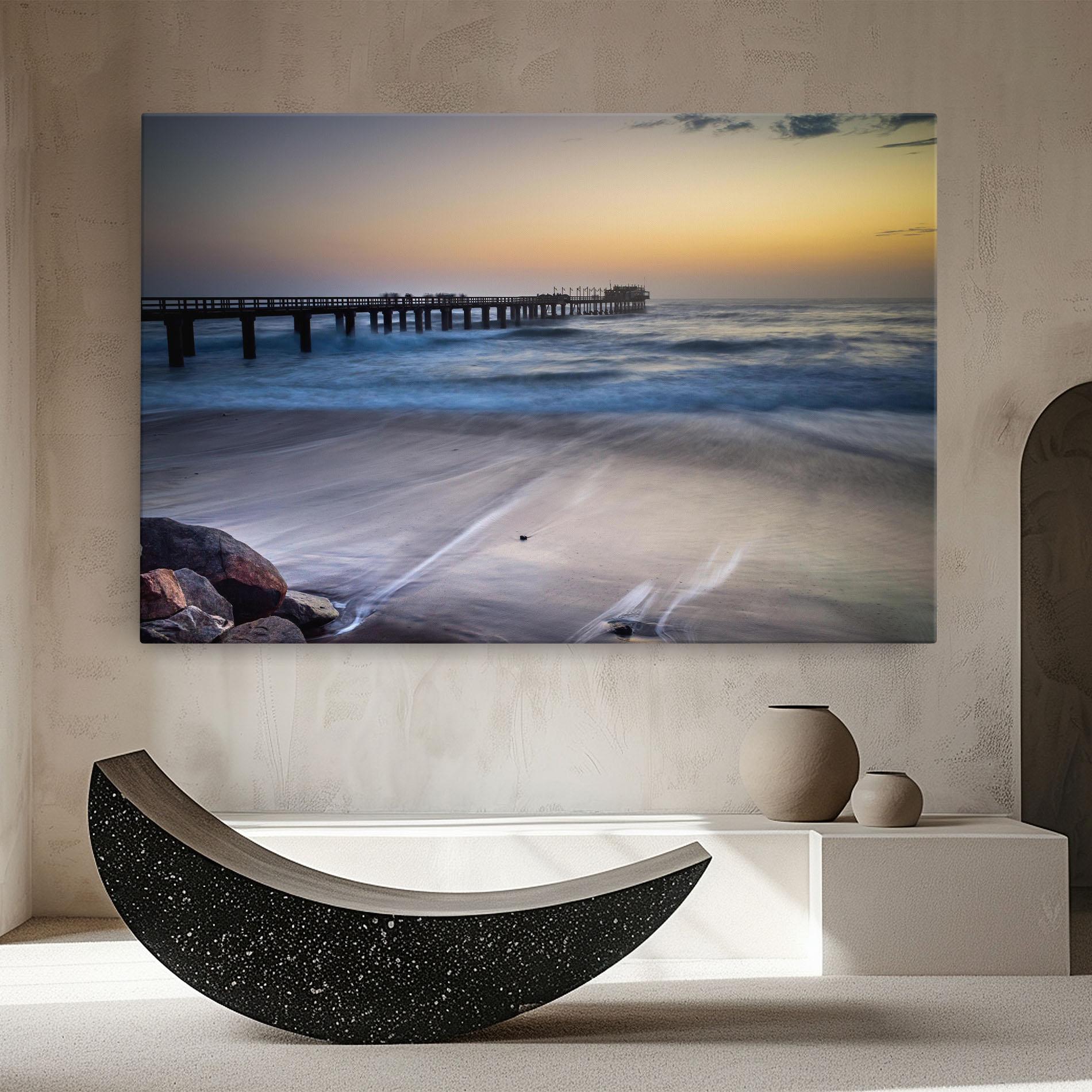 Tablou Canvas Empty Pretty Beach mockup 8