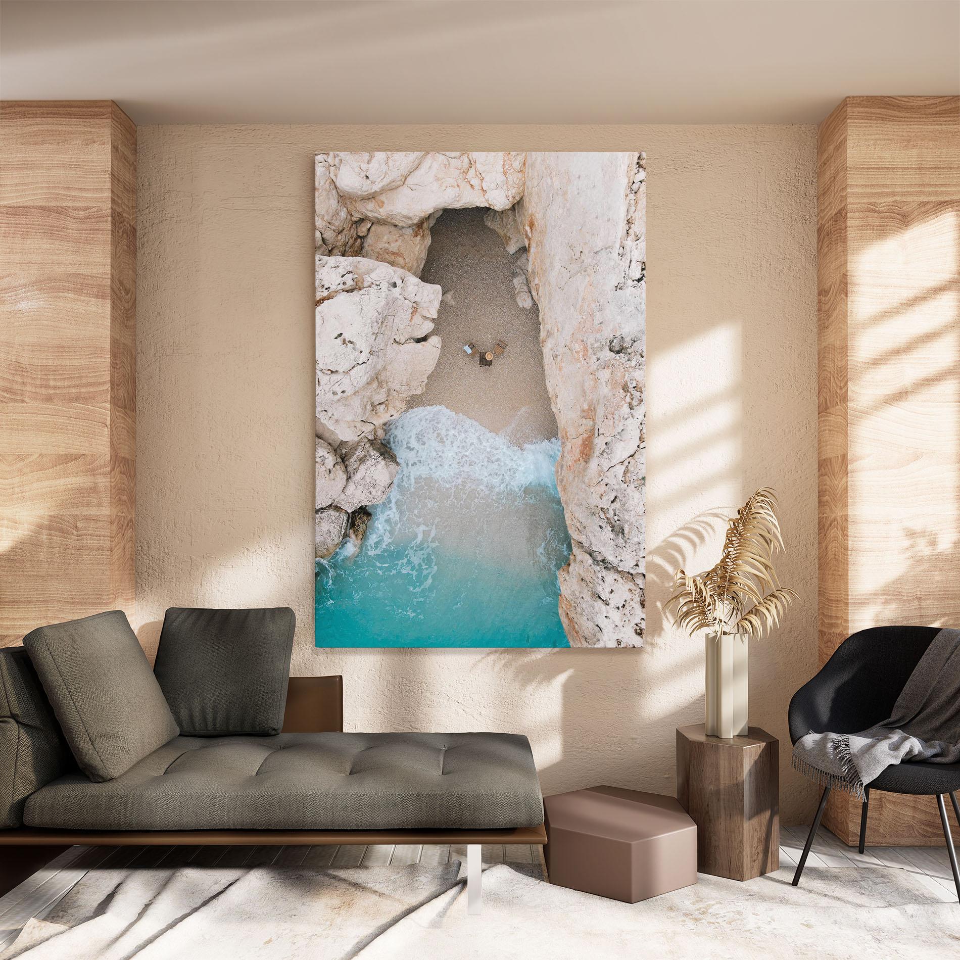 Tablou Canvas Private White Cave mockup 8