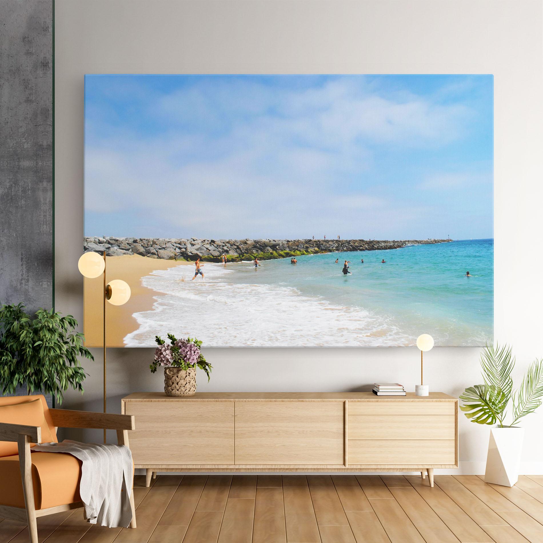 Tablou Canvas At The Beach mockup 9